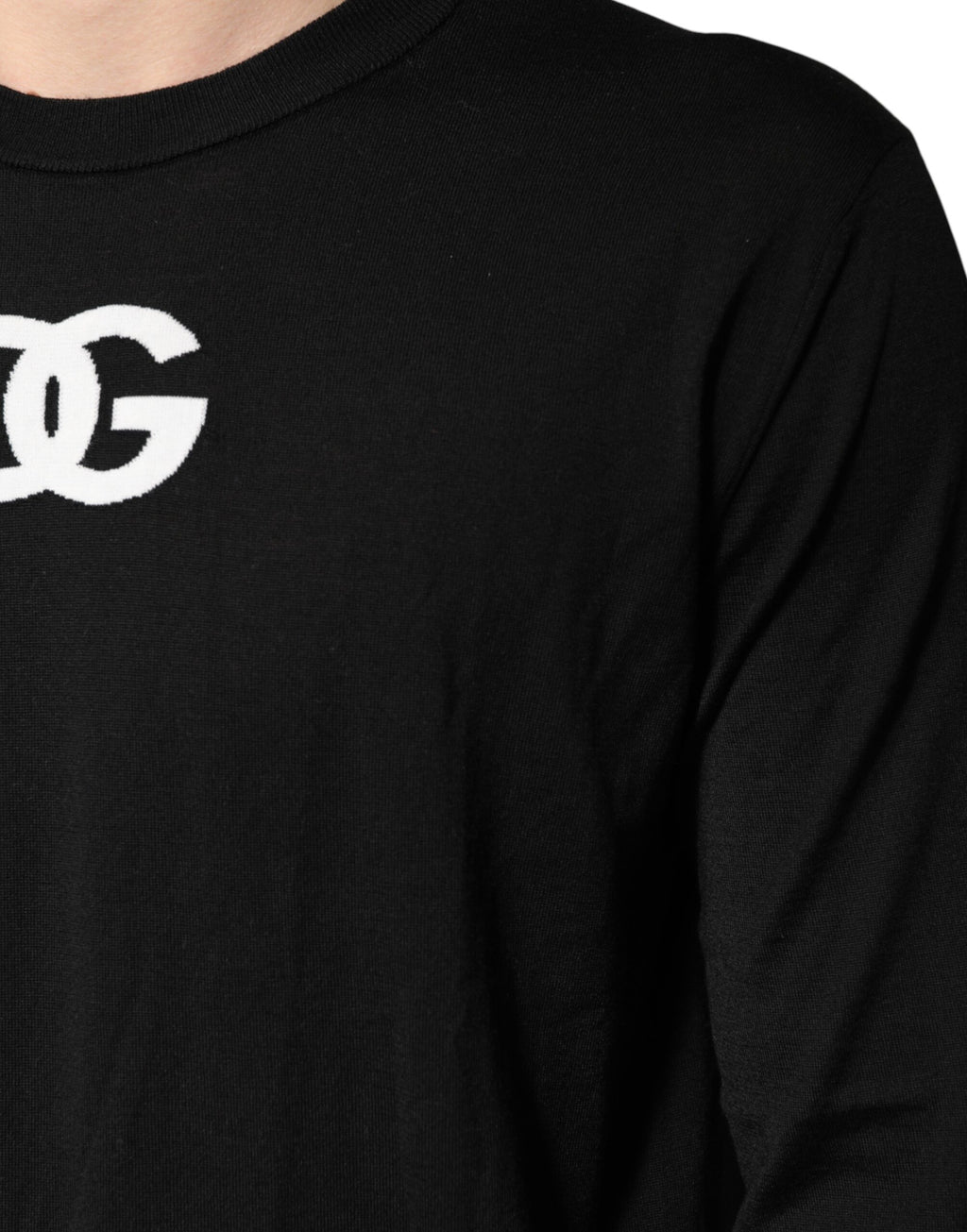 Dolce & Gabbana Black Long Sleeve T-Shirt for Men additional view