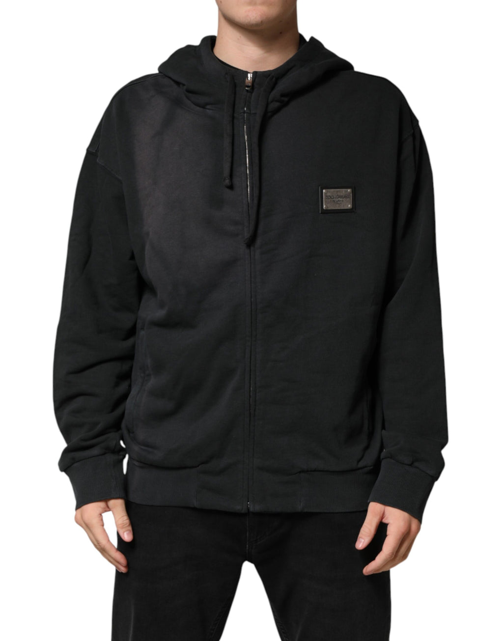 Dolce & Gabbana Black Hoodie for Men