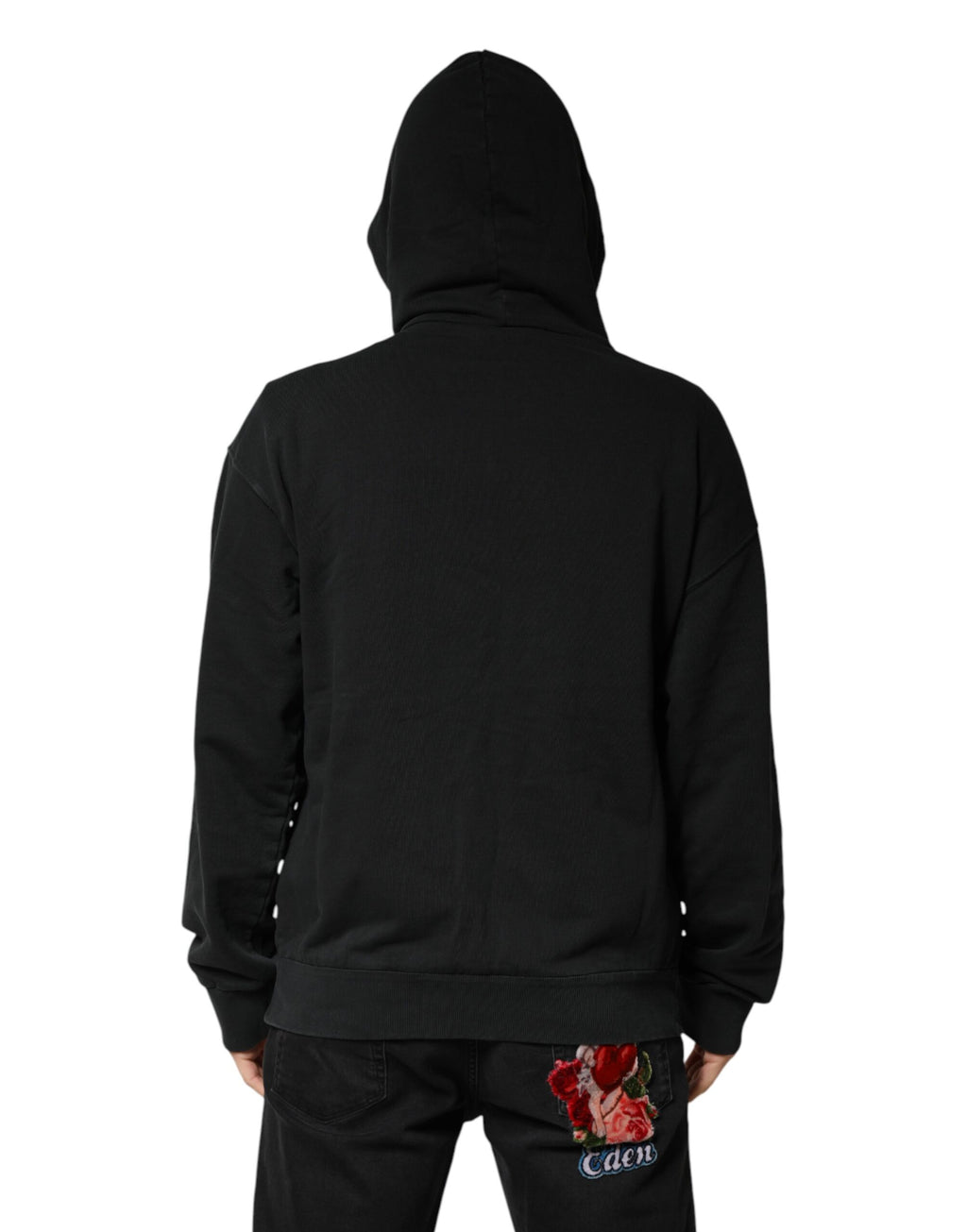 Dolce & Gabbana Black Hoodie for Men side view