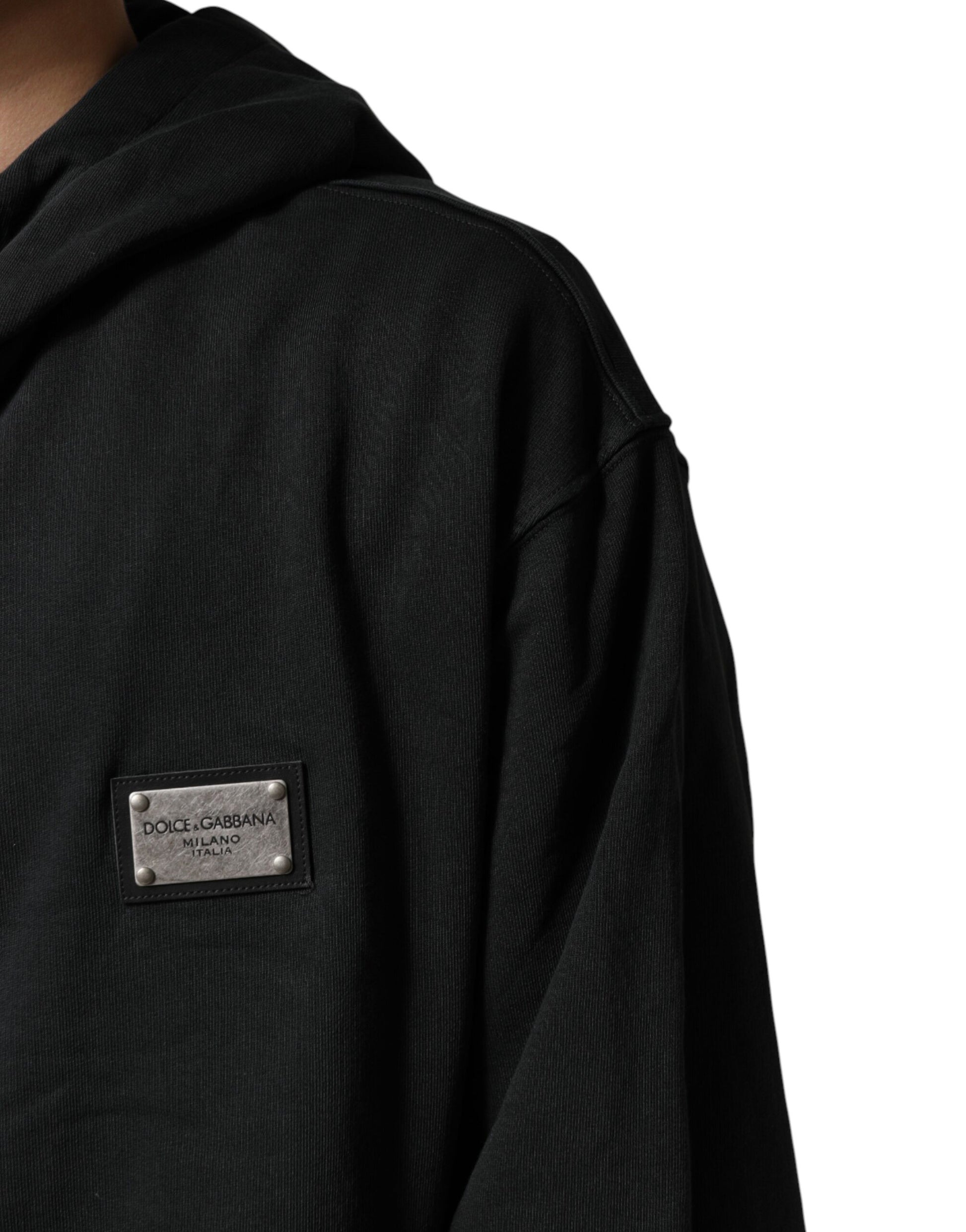 Dolce & Gabbana Black Hoodie for Men additional view