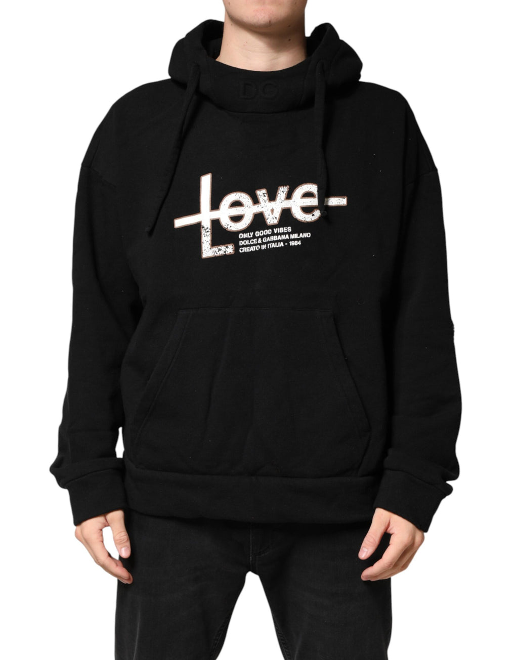 Dolce & Gabbana Black Hoodie for Men alternate view