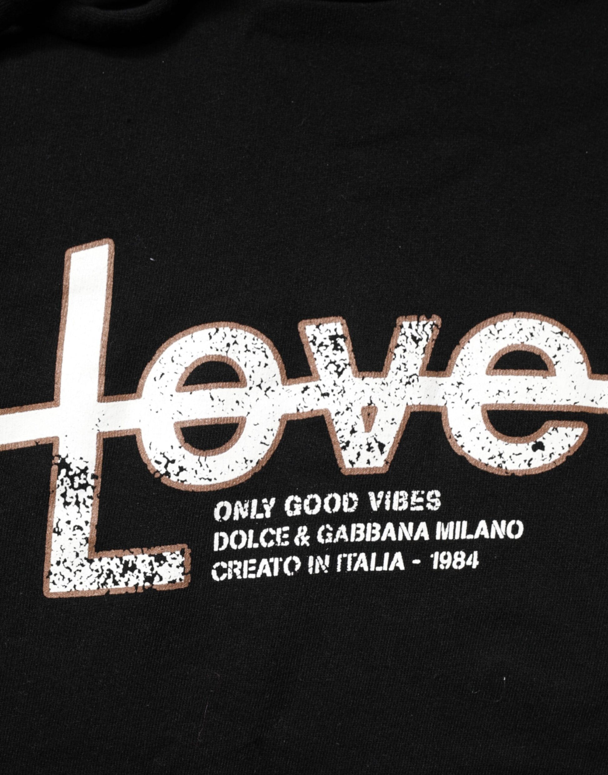 Dolce & Gabbana Black Hoodie for Men additional view