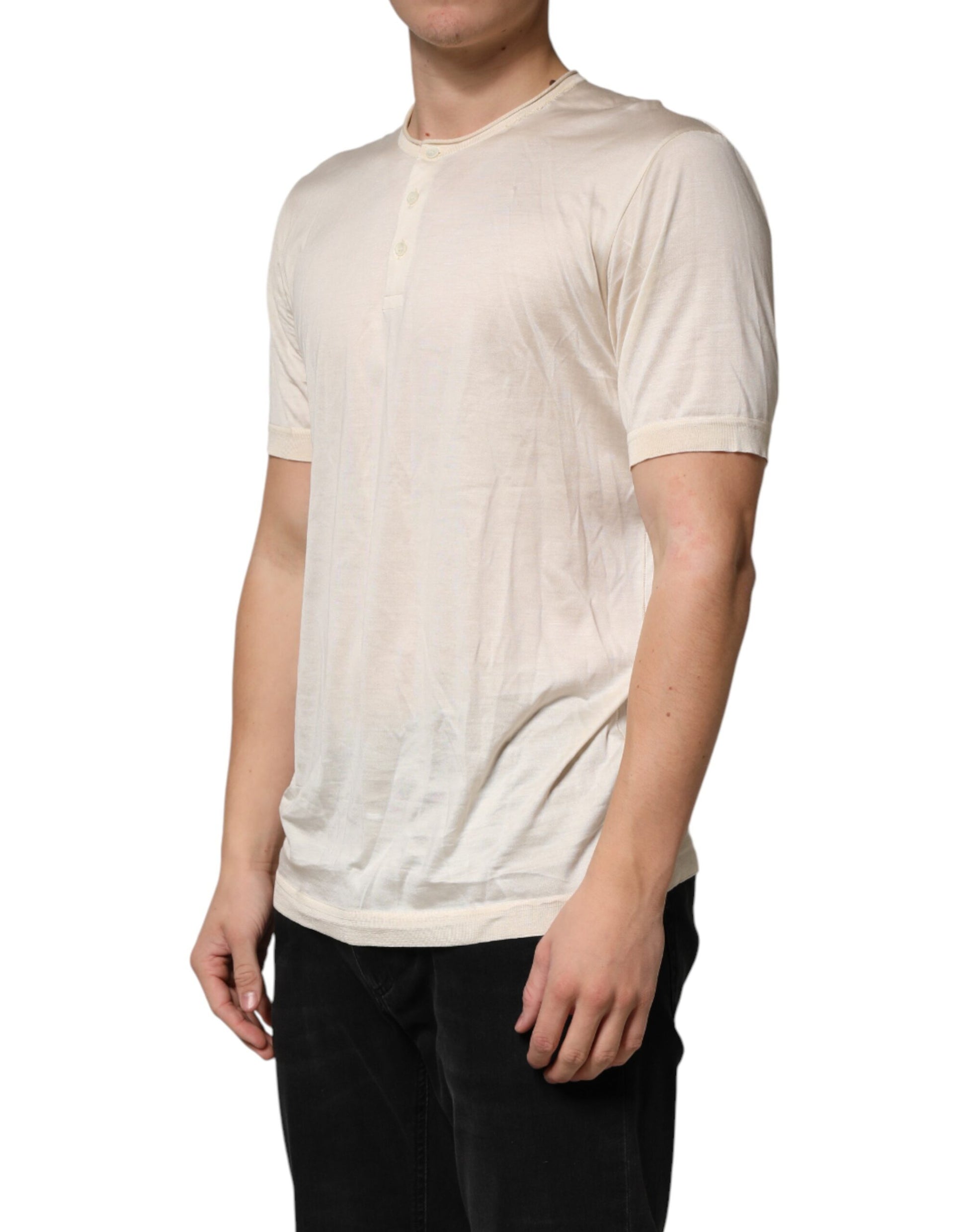 Dolce & Gabbana White Shortsleeve for Men detail view