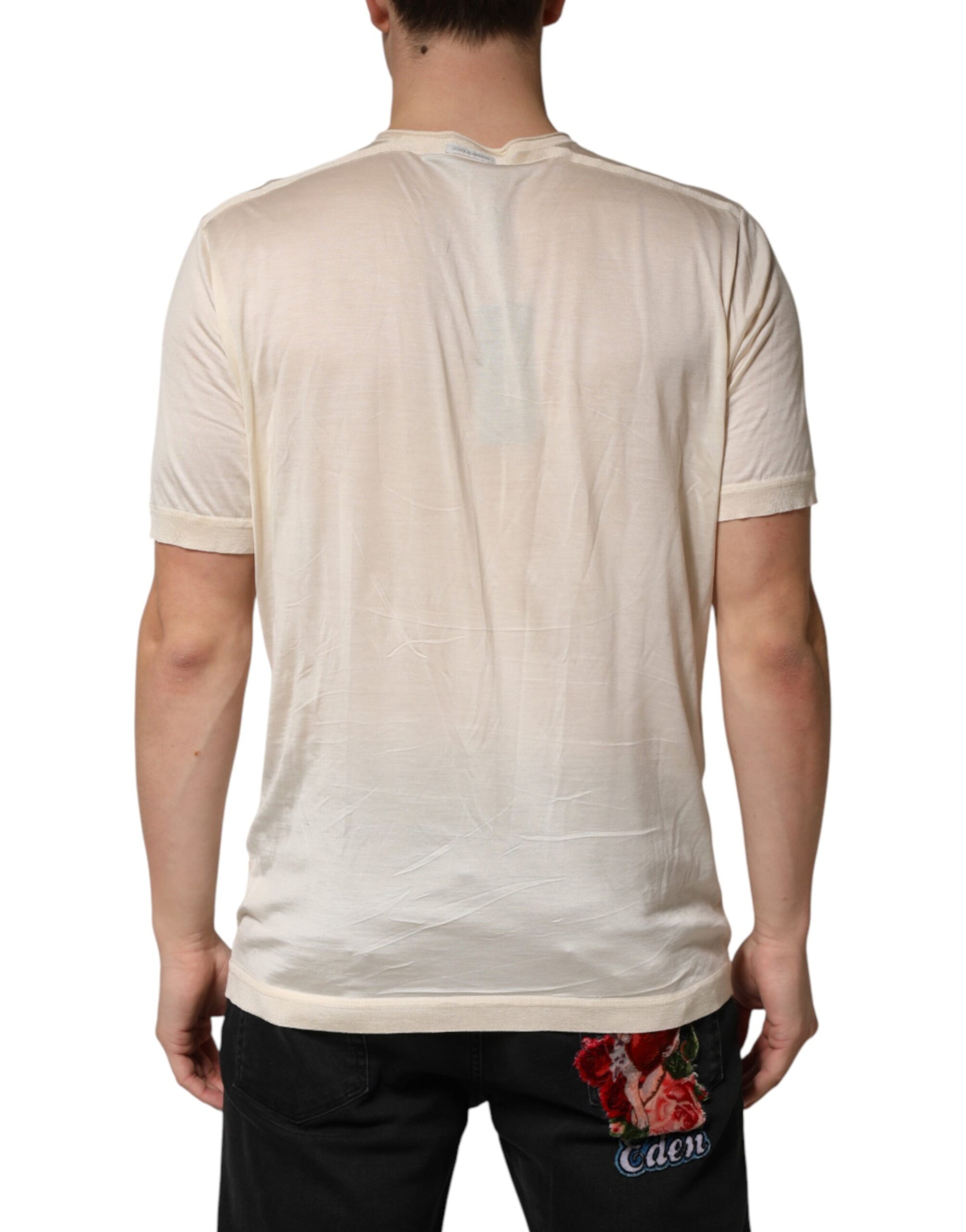 Dolce & Gabbana White Shortsleeve for Men side view