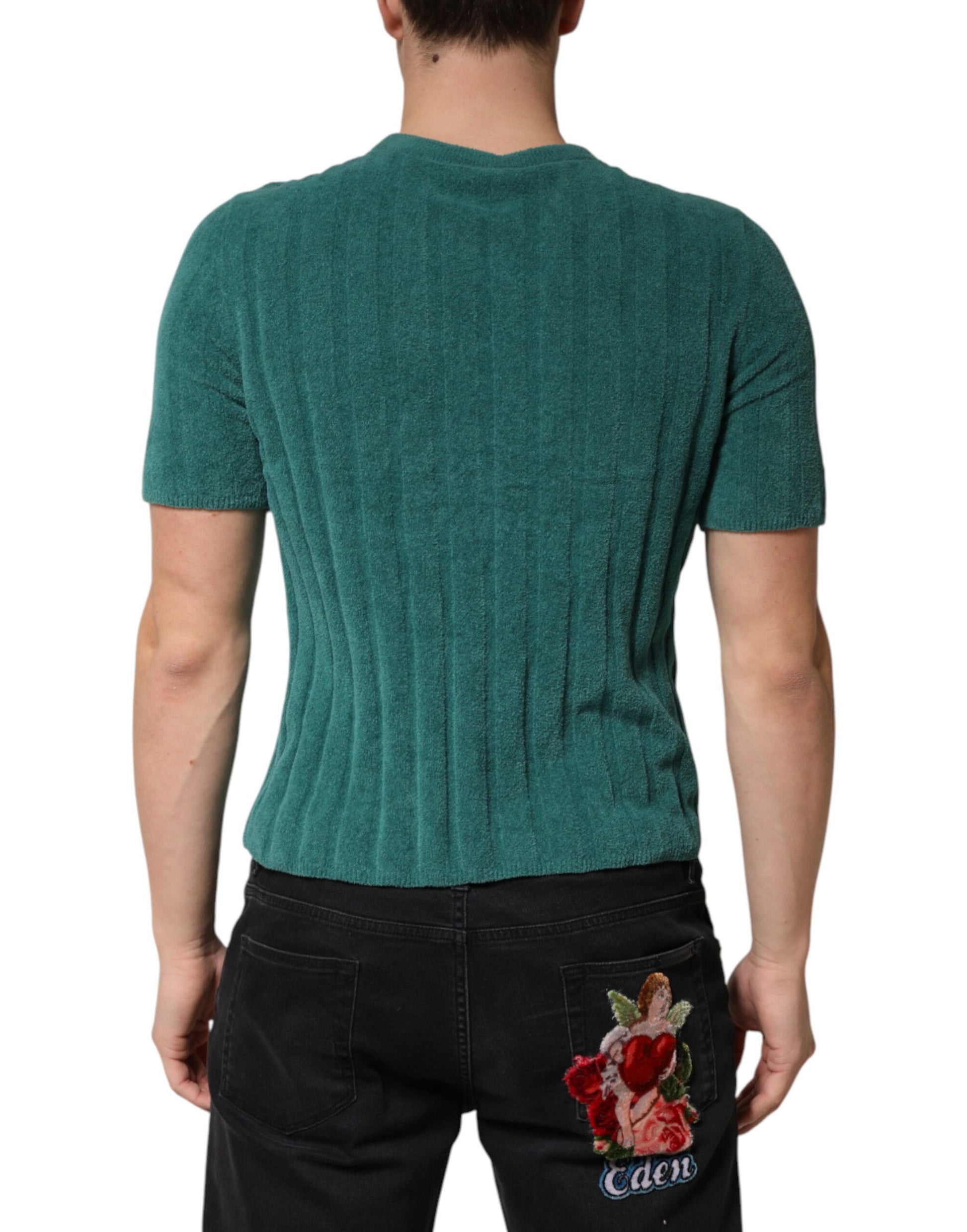 Dolce & Gabbana Green Shortsleeve for Men side view
