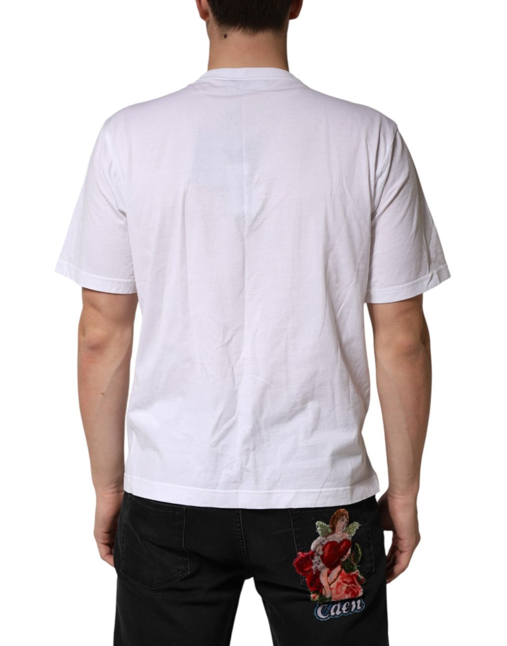 Dolce & Gabbana White T-Shirt for Men side view