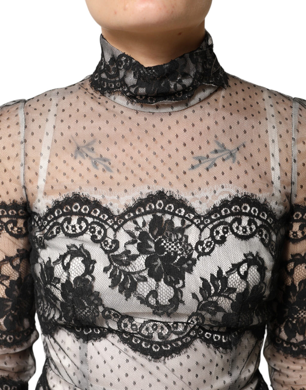 Dolce & Gabbana Black Long Dress for Women additional view