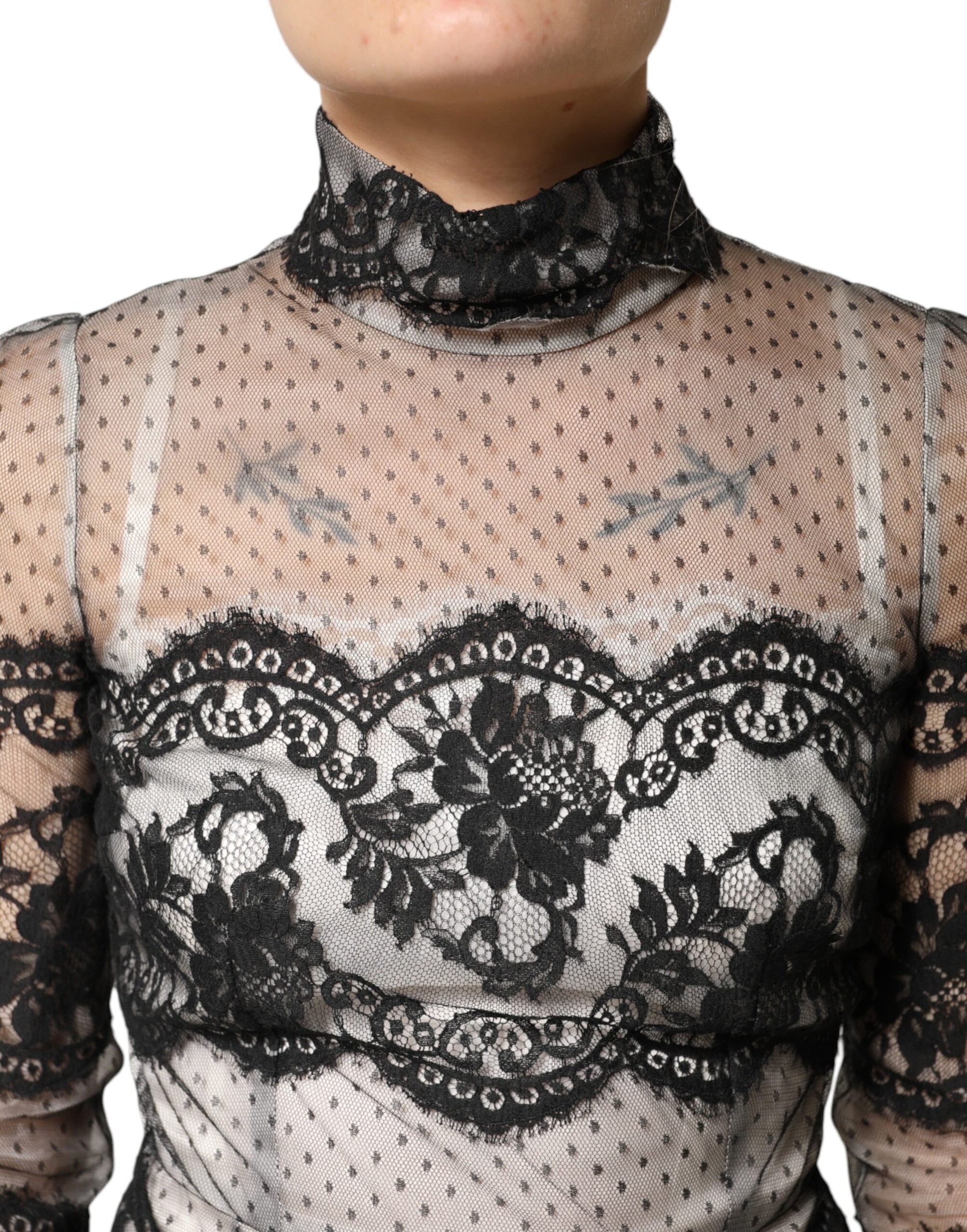 Dolce & Gabbana Black Long Dress for Women additional view