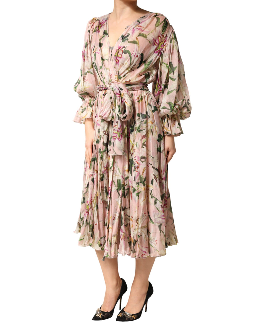 Dolce & Gabbana Pink Long Dress for Women detail view