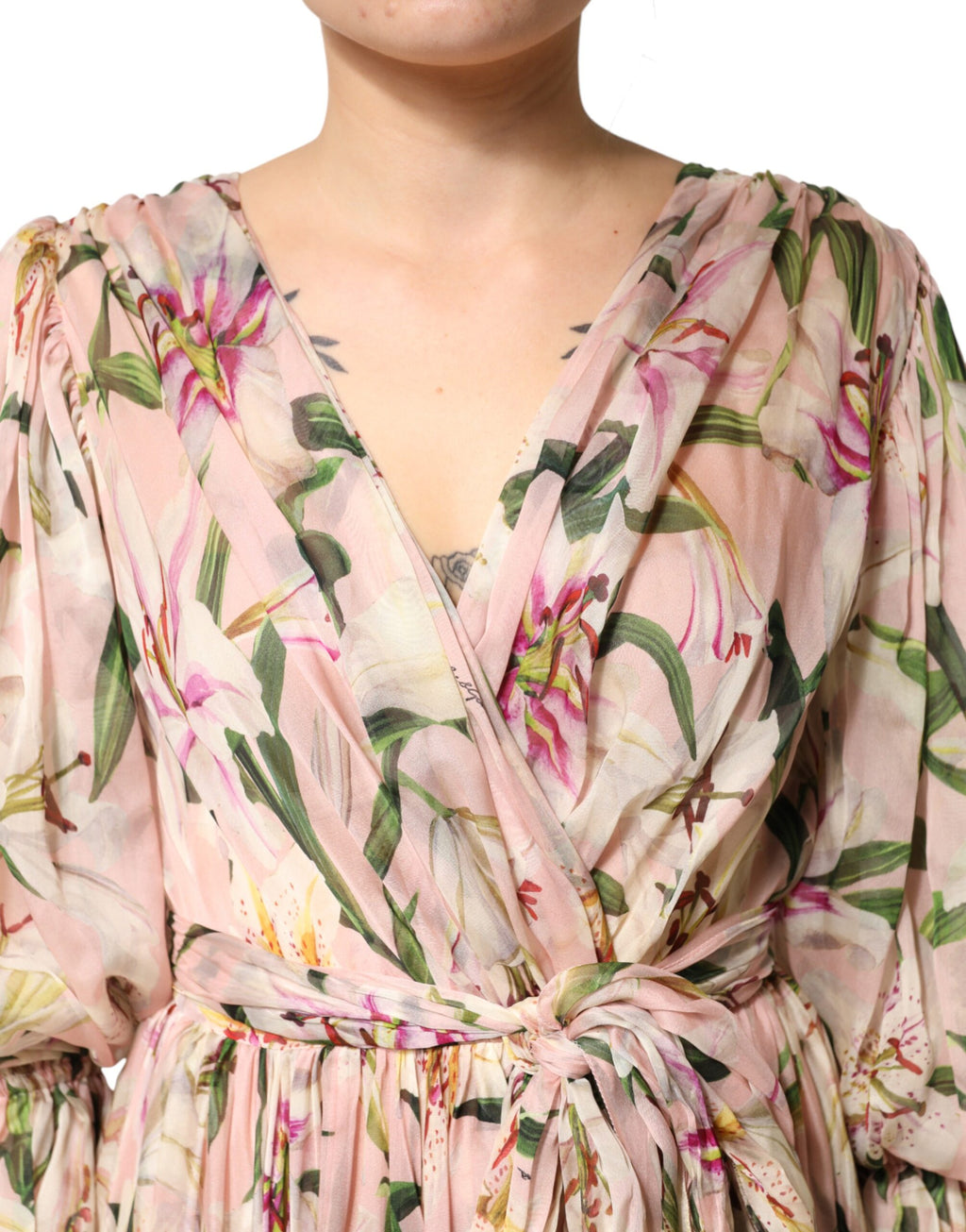 Dolce & Gabbana Pink Long Dress for Women additional view