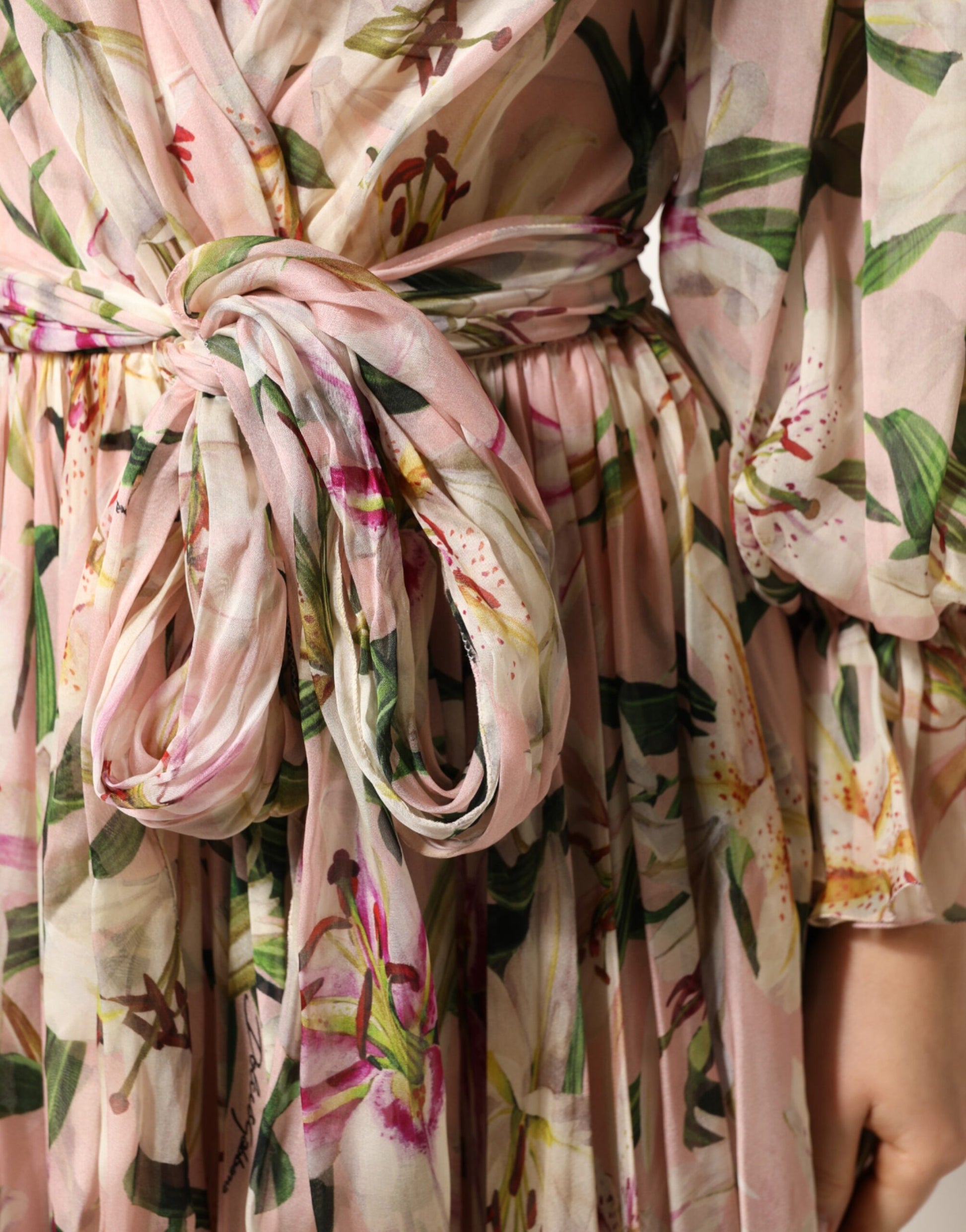 Dolce & Gabbana Pink Long Dress for Women additional view