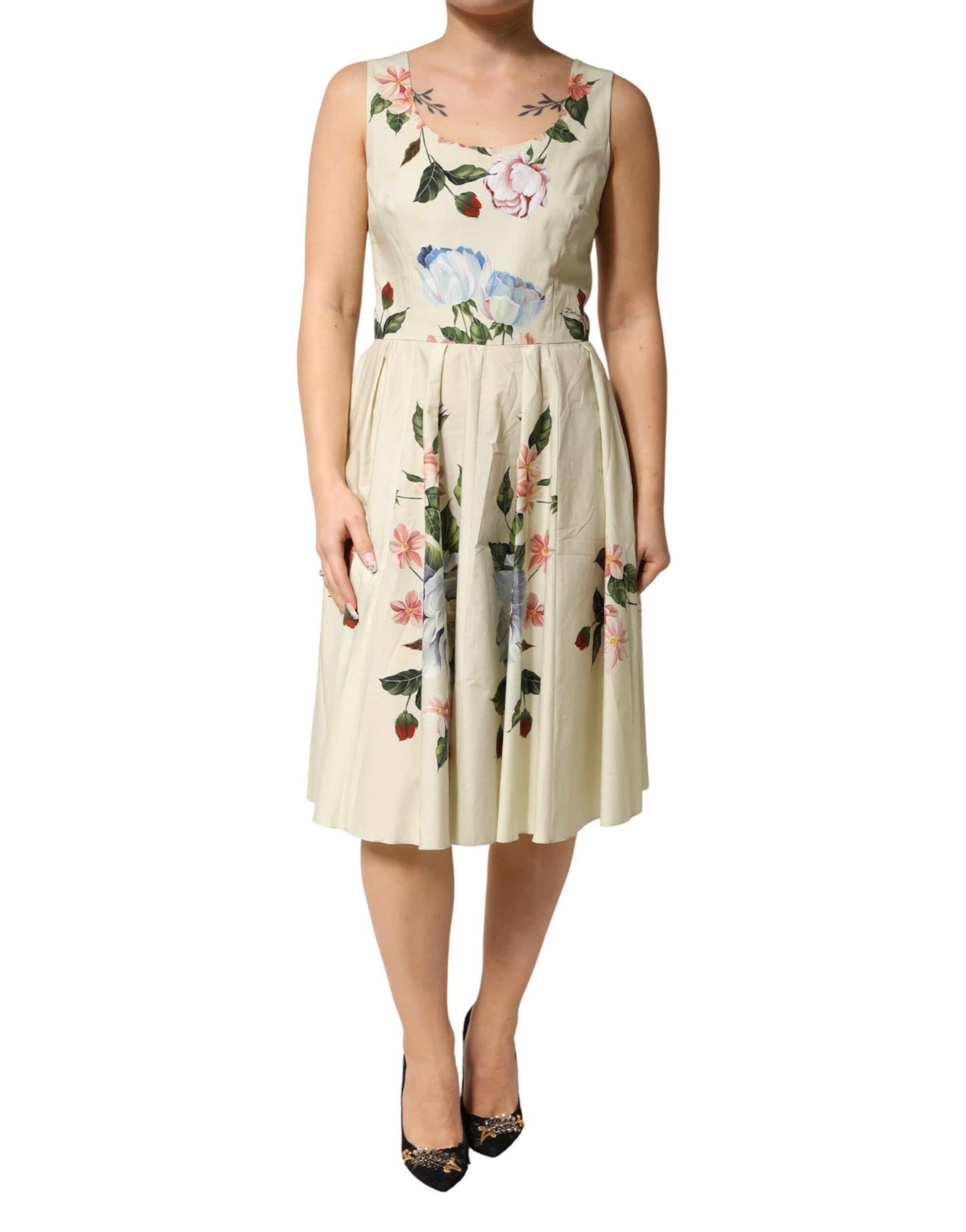 Dolce & Gabbana Beige Midi Dress for Women