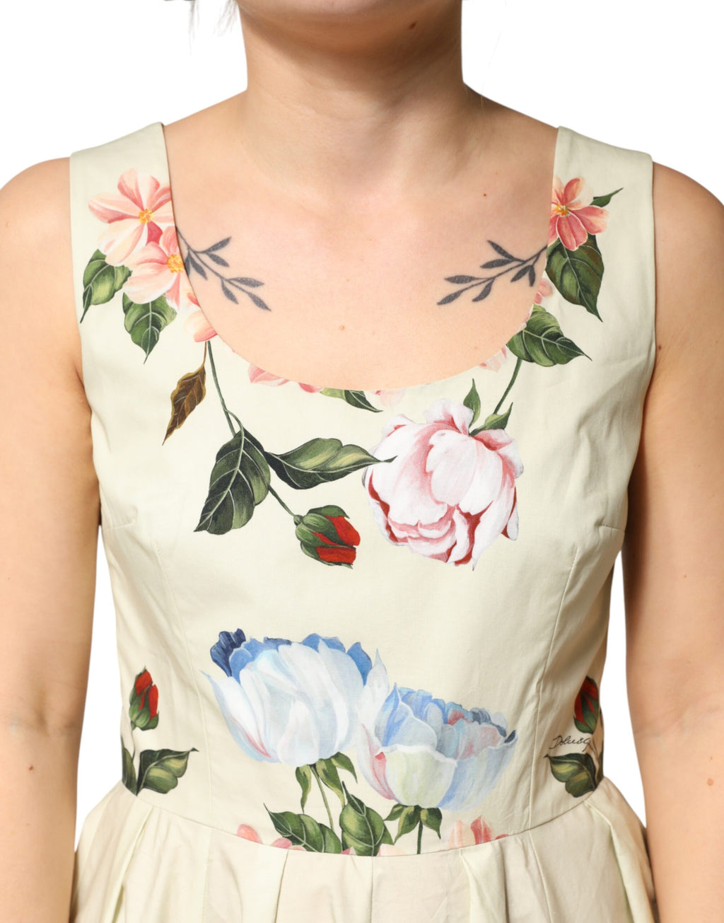 Dolce & Gabbana Beige Midi Dress for Women additional view