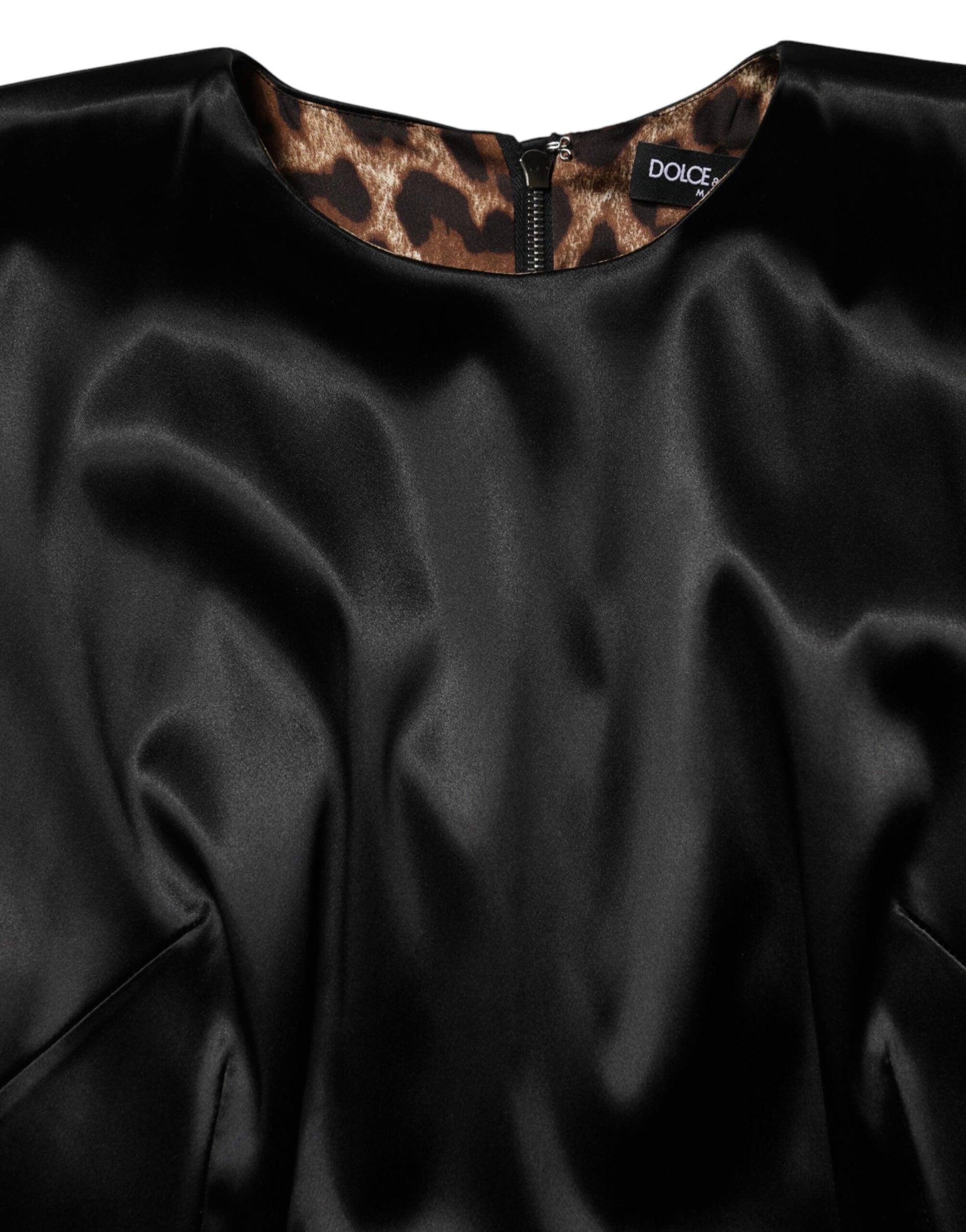 Dolce & Gabbana Black Midi Dress for Women additional view