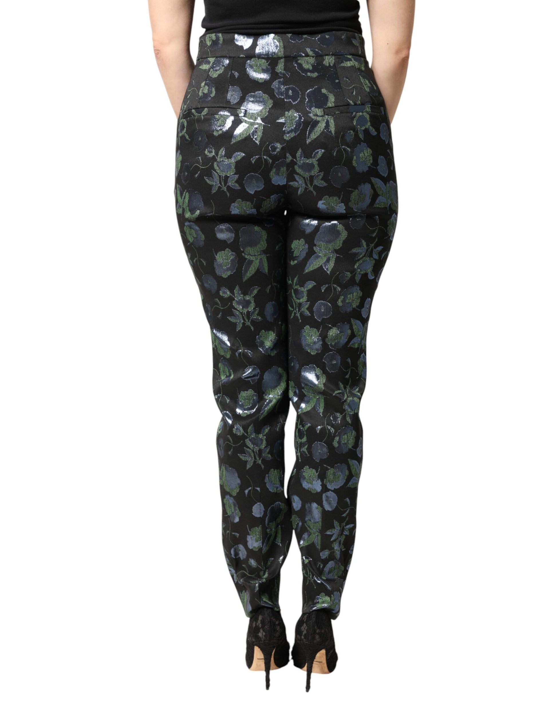 Dolce & Gabbana Blue Skinny Pants for Women side view