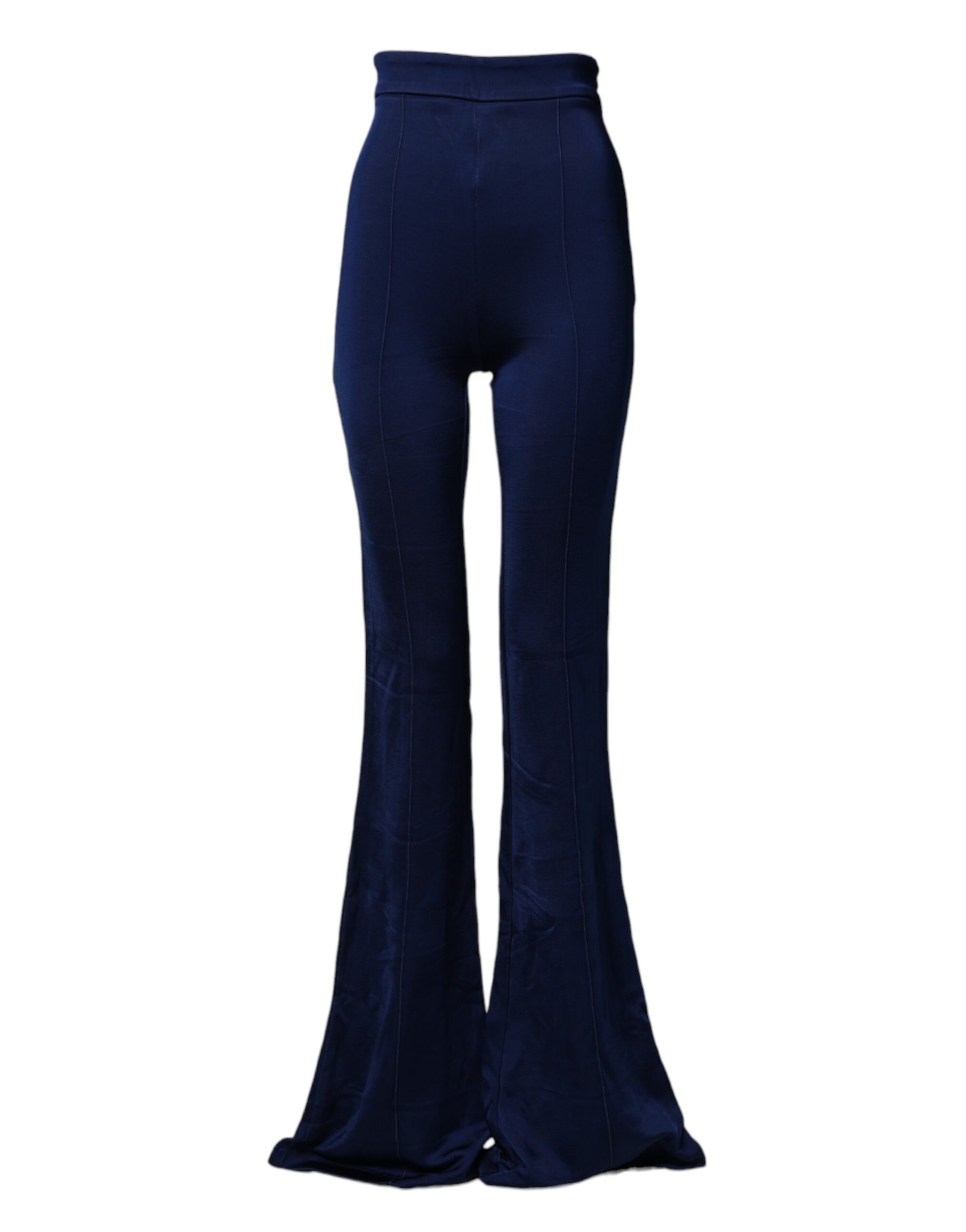 Elisabetta Franchi Blue Flared Pants for Women