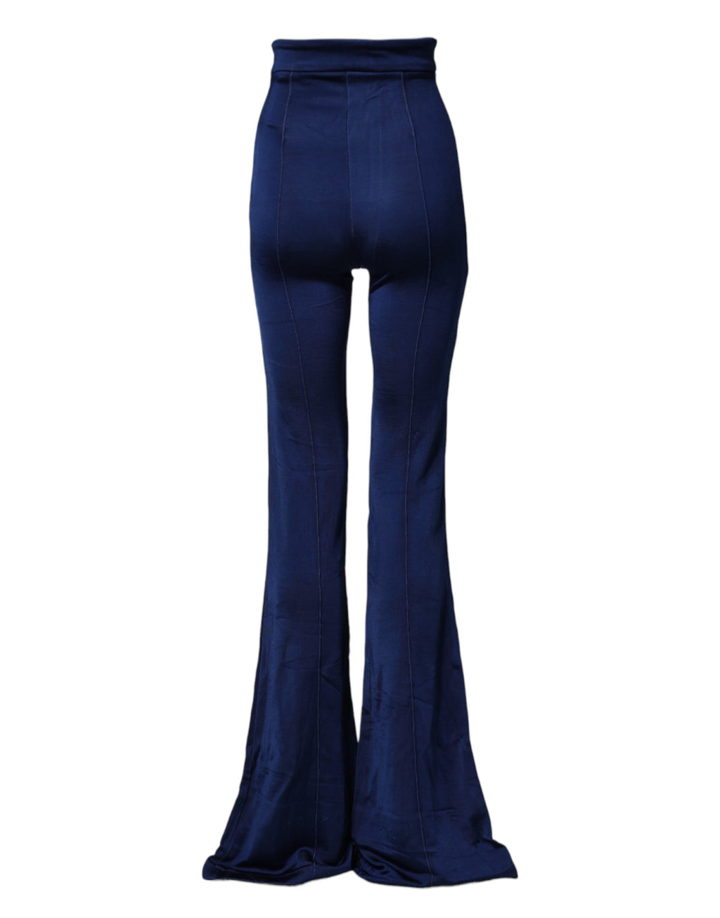 Elisabetta Franchi Blue Flared Pants for Women detail view