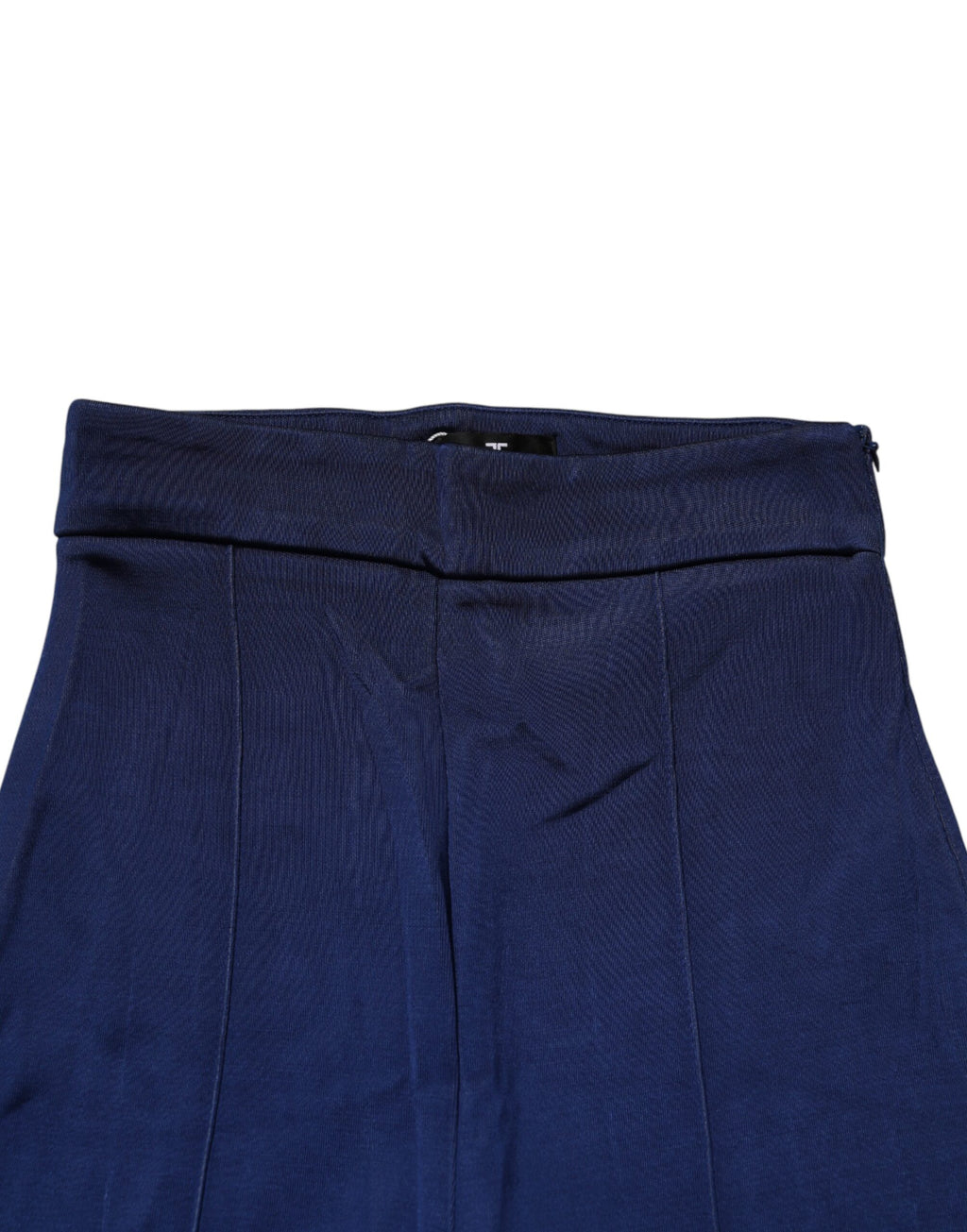 Elisabetta Franchi Blue Flared Pants for Women side view