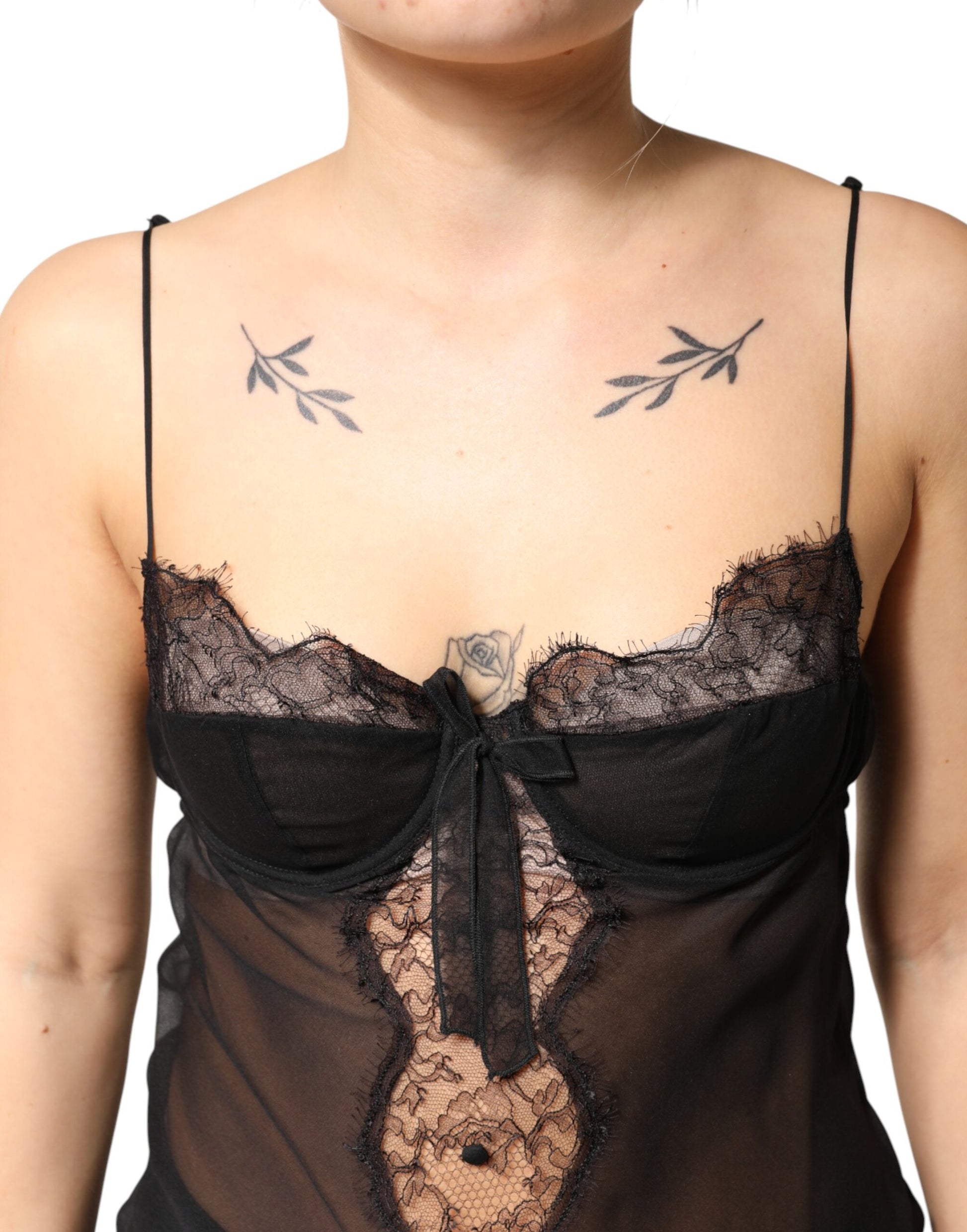 Dolce & Gabbana Black Sleeveless T-Shirt for Women additional view