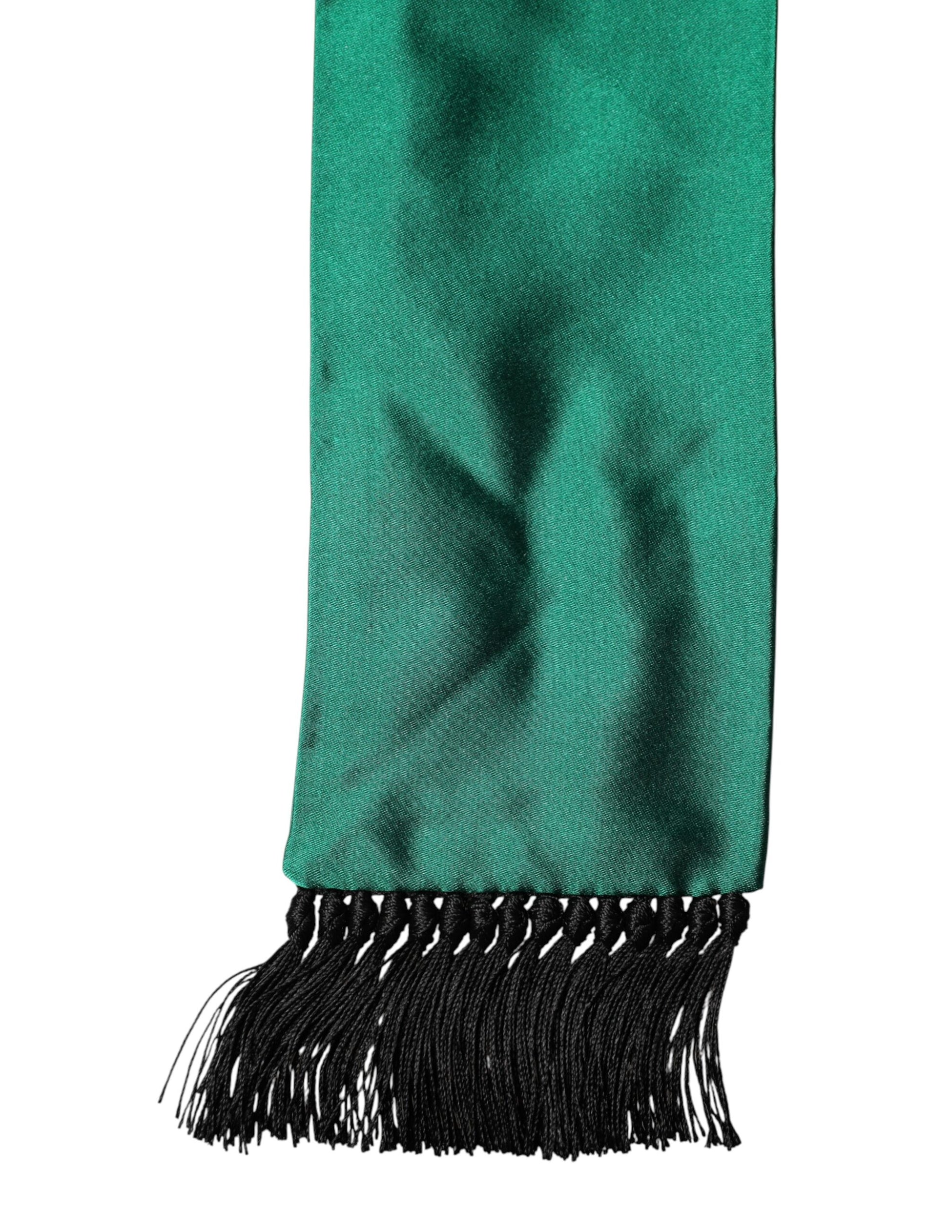 Dolce & Gabbana Green Scarf for Men detail view