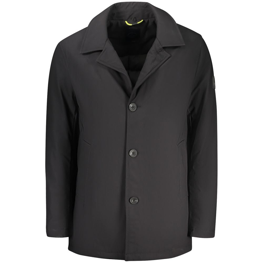 North Sails Black Trench Coats for Men detail view