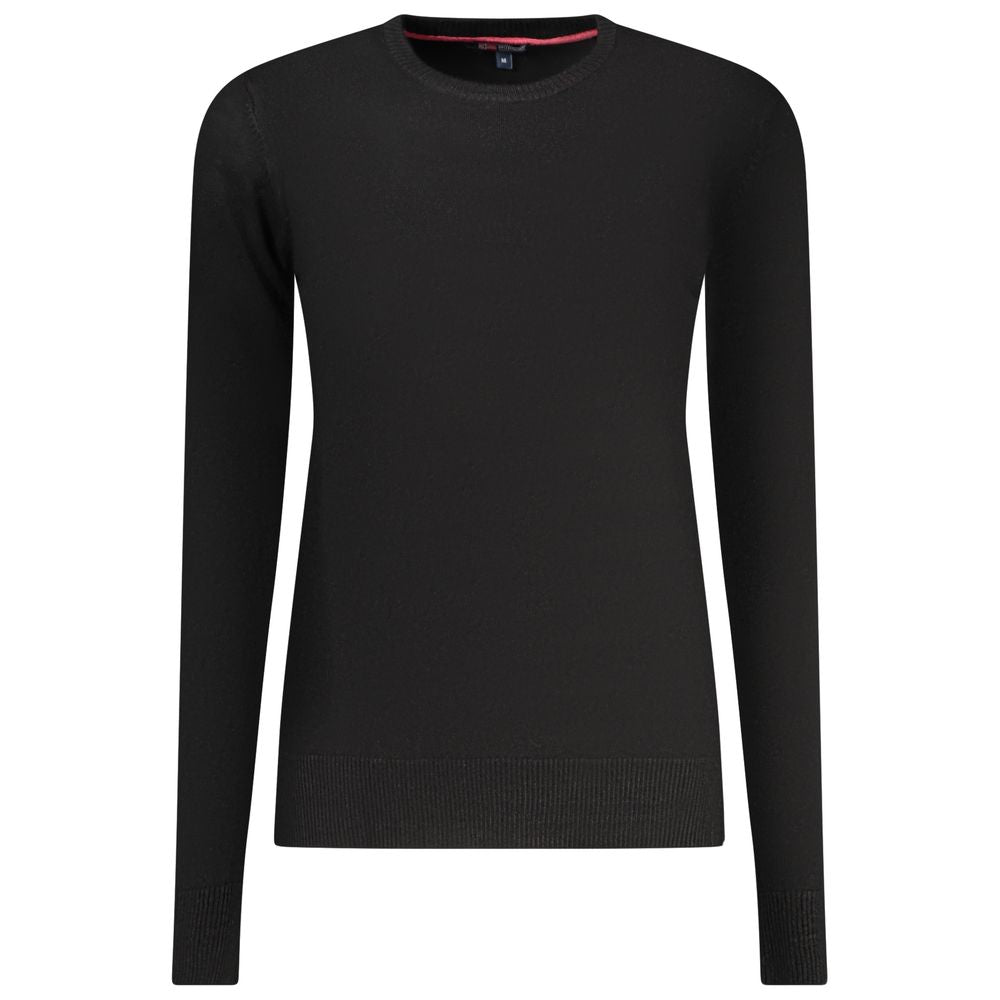 Norvège 1963 Pull Femme Noir Viscose