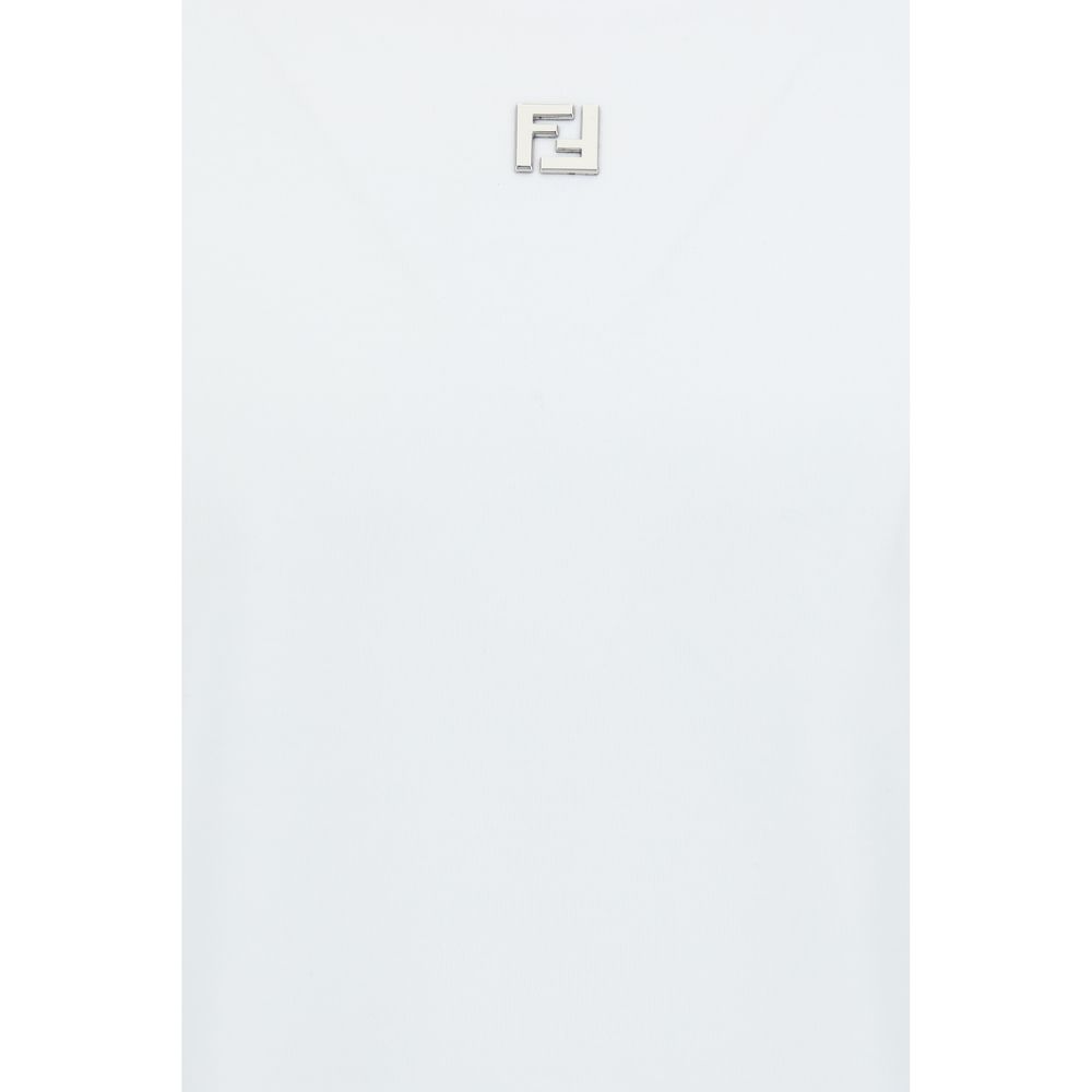 Fendi White T-Shirt for Men detail view