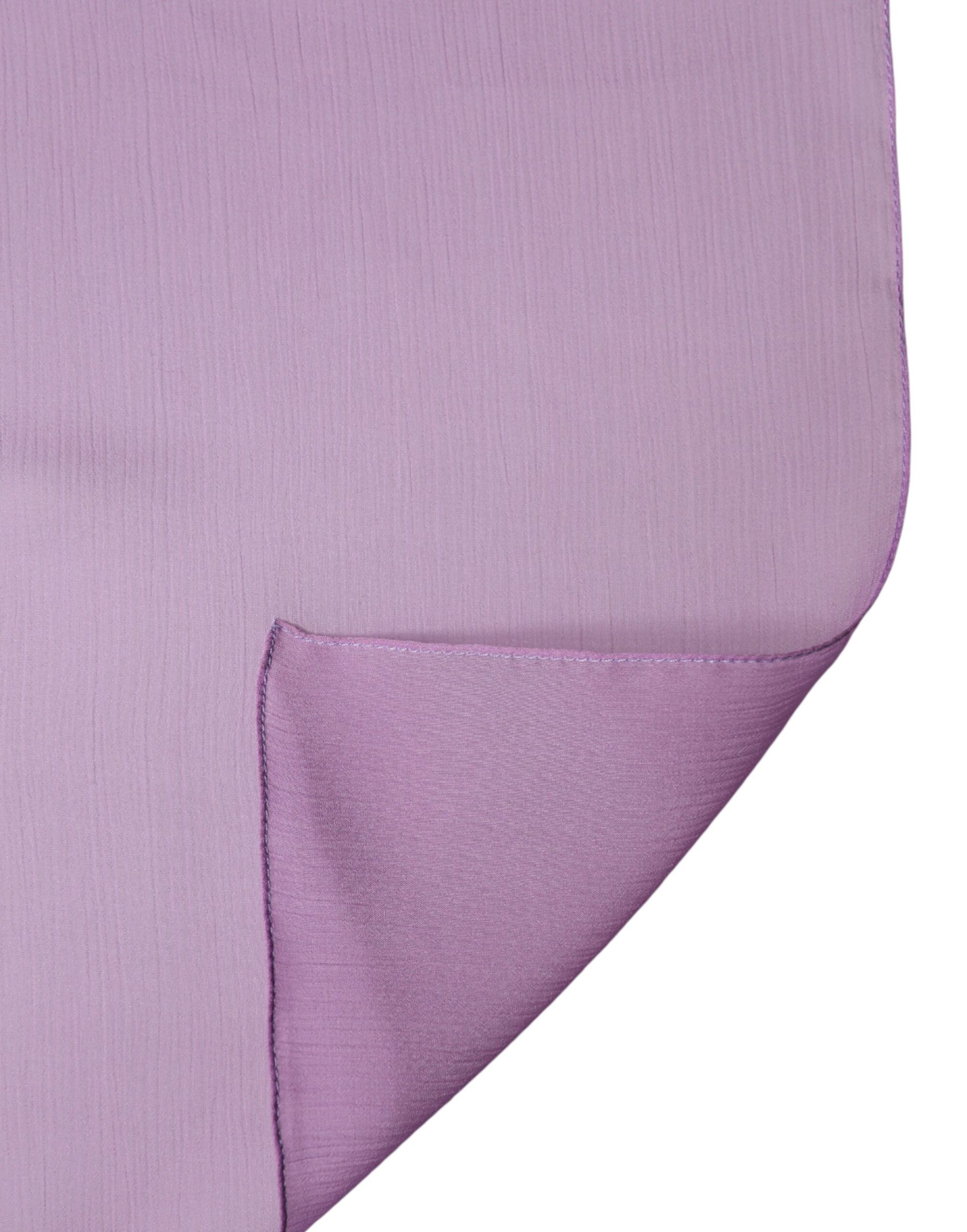 Dolce & Gabbana Purple Scarf for Men detail view
