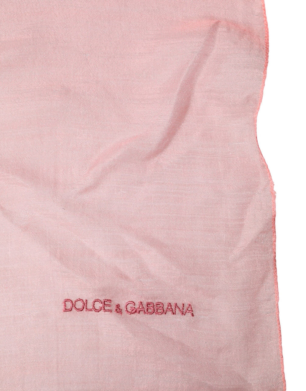 Dolce & Gabbana Pink Scarf for Men side view