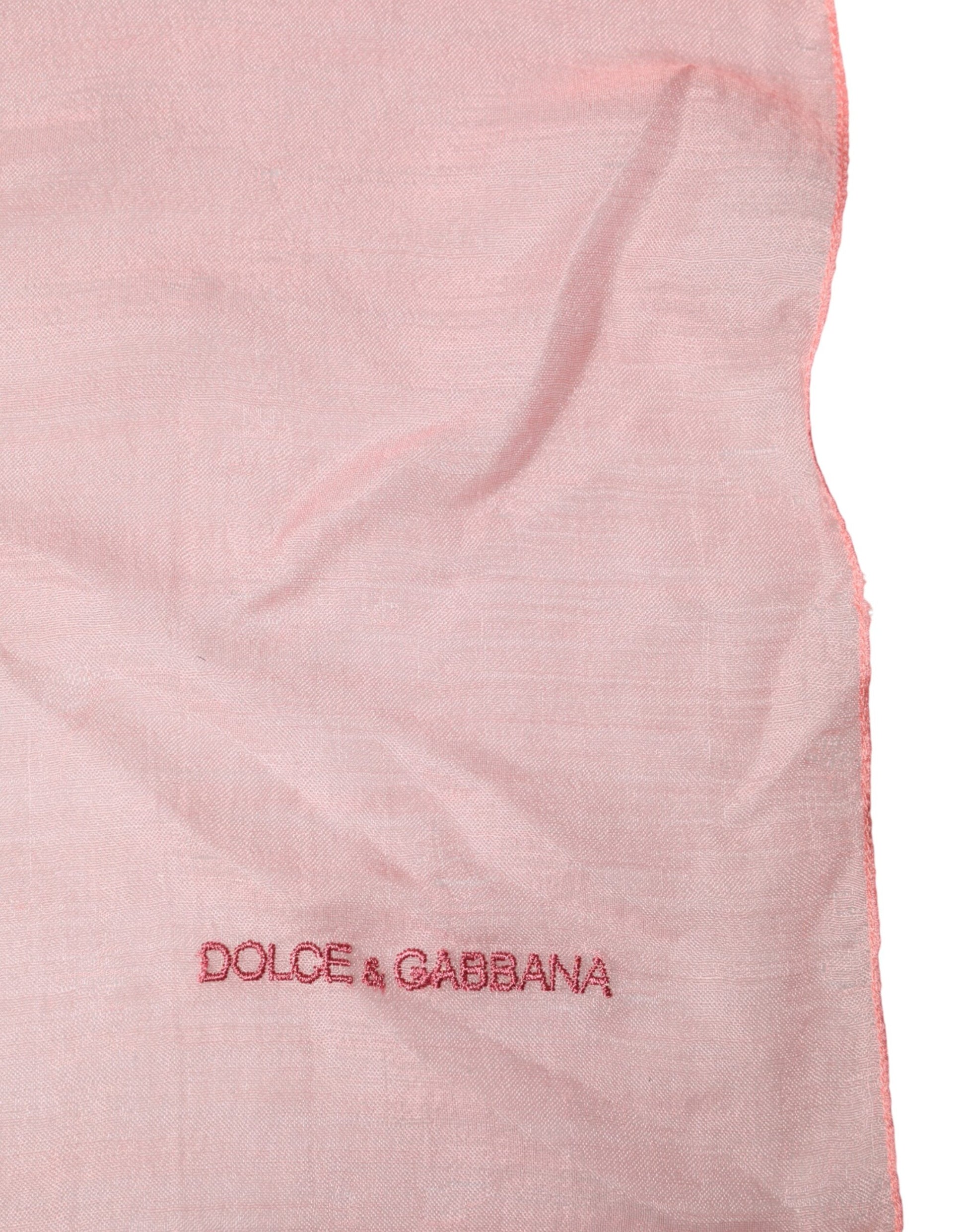 Dolce & Gabbana Pink Scarf for Men side view