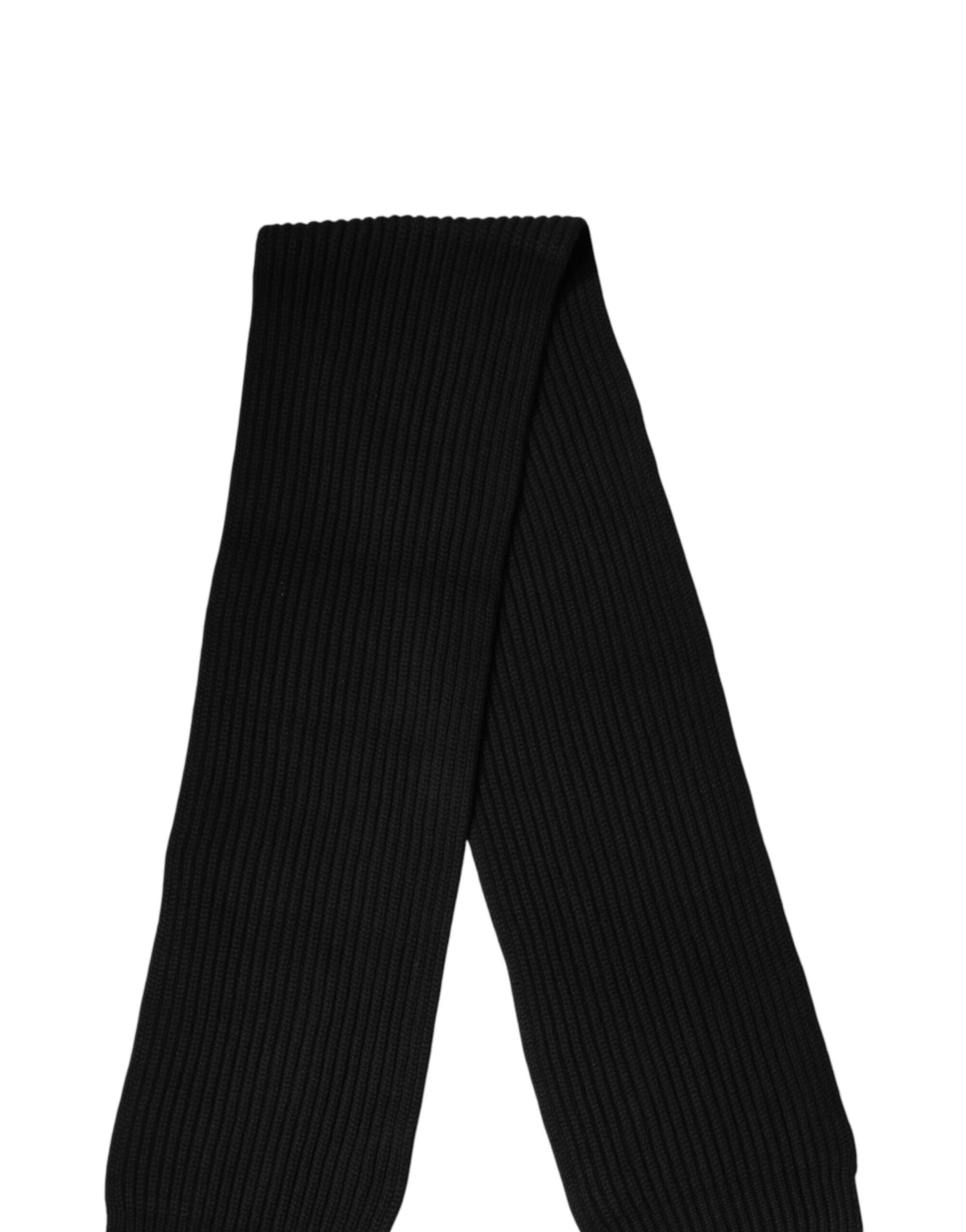 Dolce & Gabbana Black Scarf for Men detail view