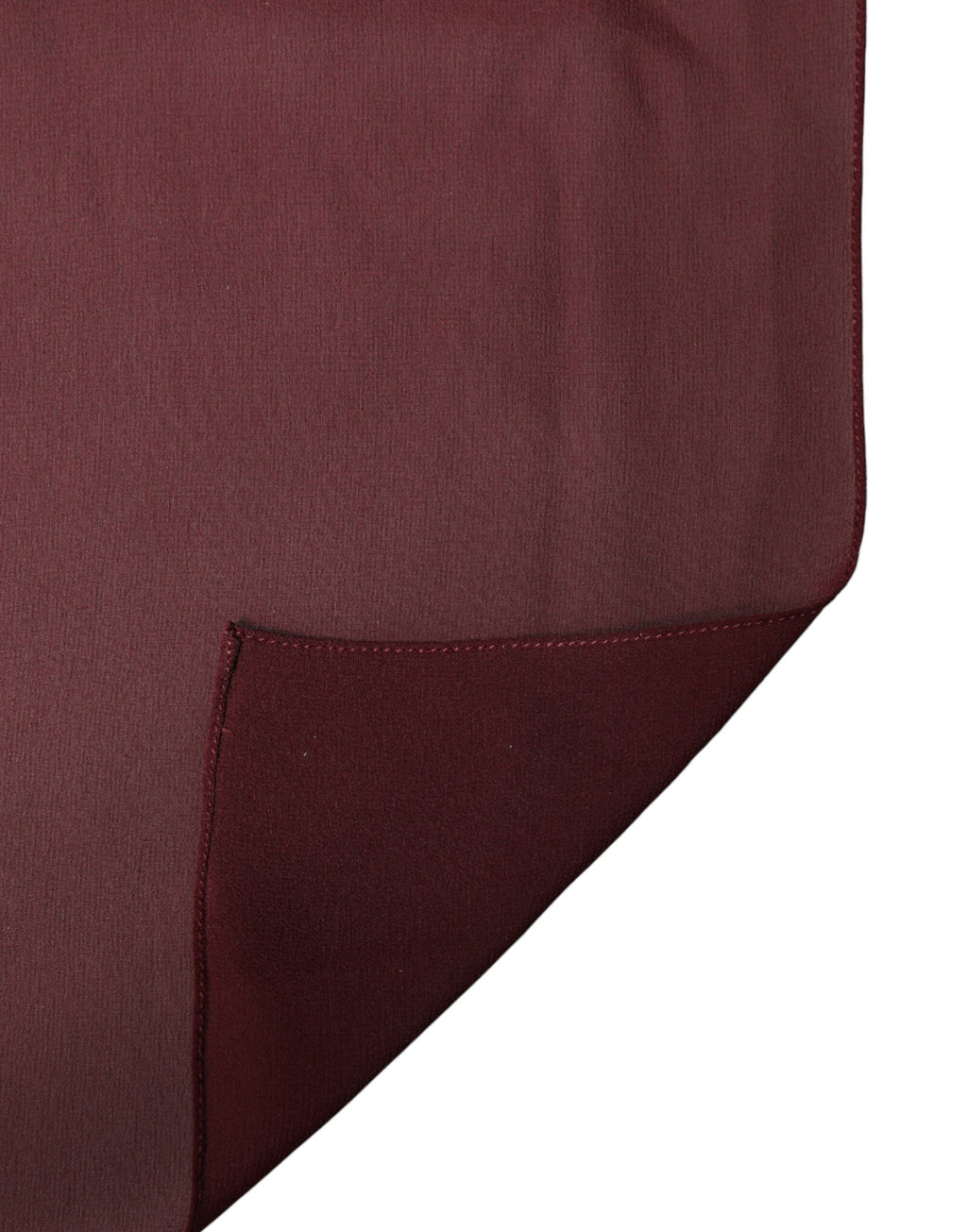 Dolce & Gabbana Maroon Silk Stole Neck Wrap Shawl Men 200cm x 130cm  Scarf