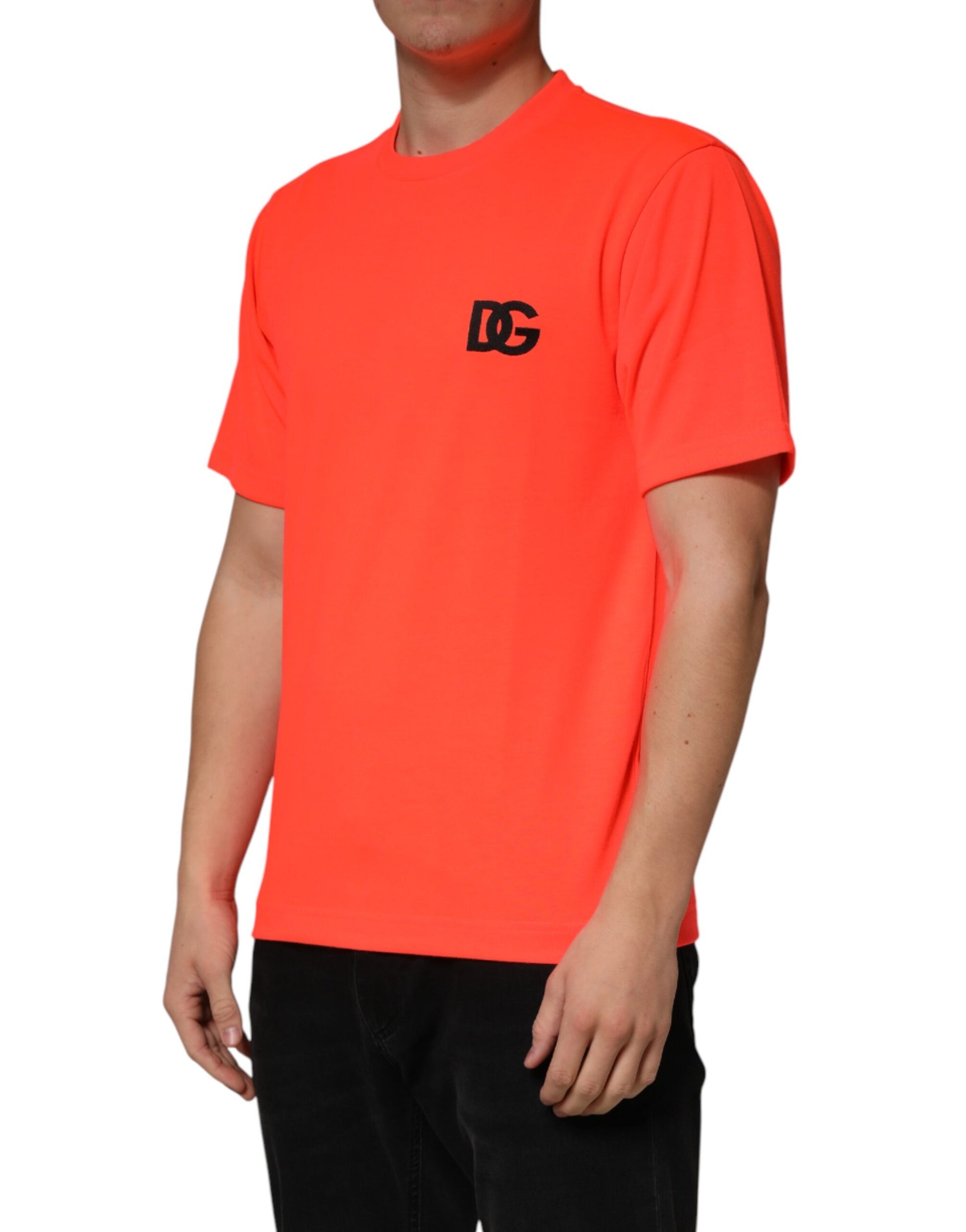 Dolce & Gabbana Orange T-Shirt for Men detail view
