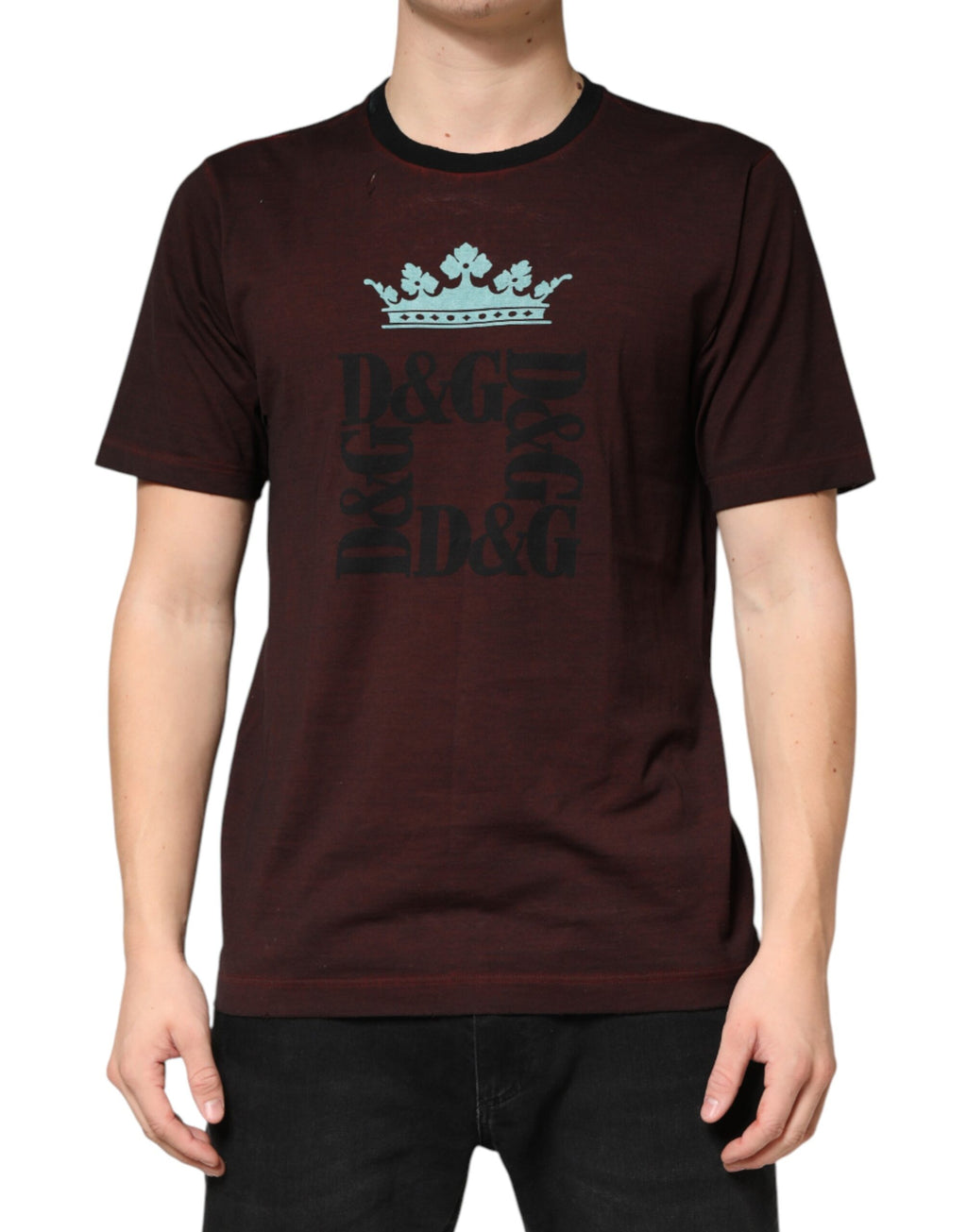 Dolce & Gabbana Red Short-Sleeve Shirt for Men