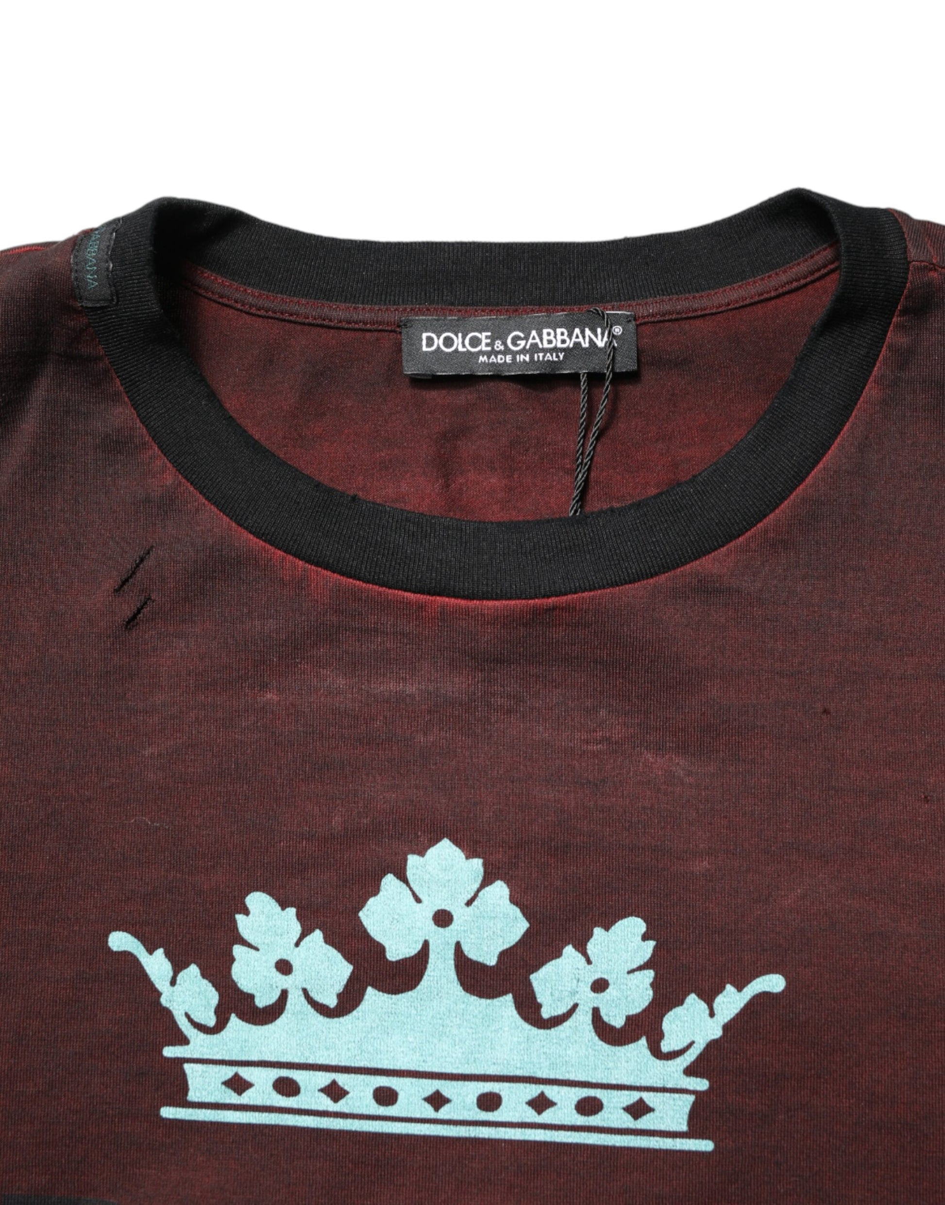 Dolce & Gabbana Red Short-Sleeve Shirt for Men additional view