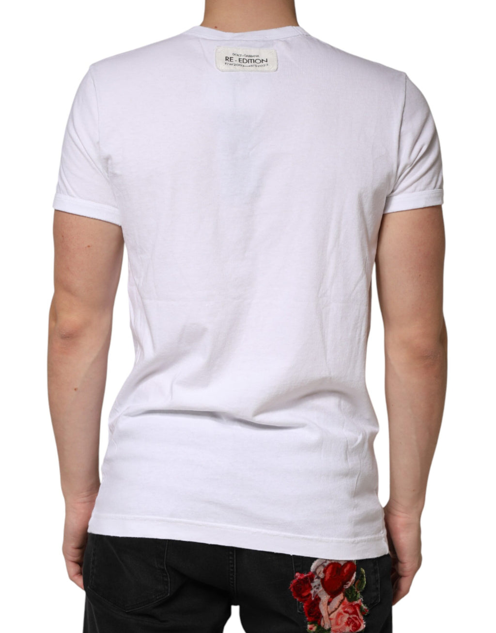 Dolce & Gabbana White Shortsleeve for Men side view