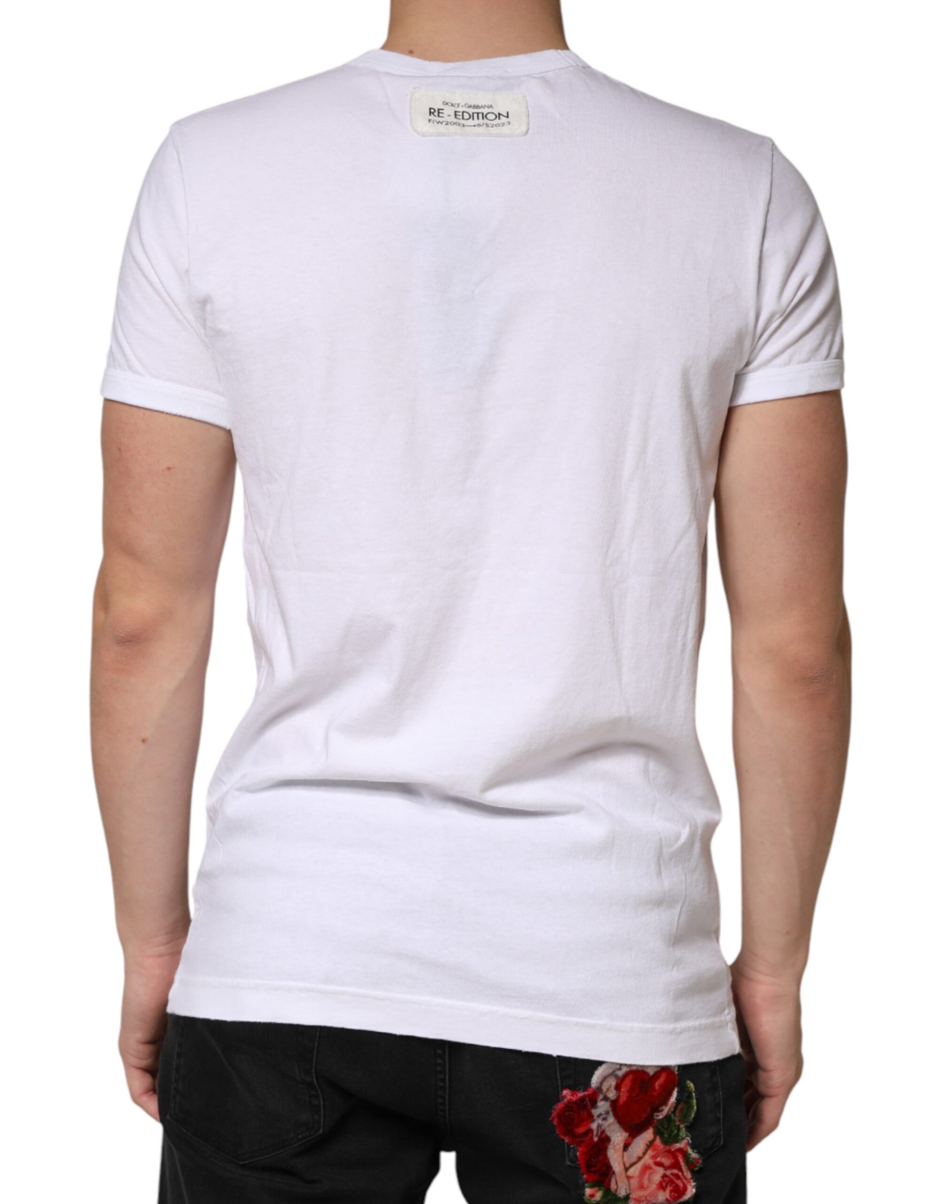 Dolce & Gabbana White Shortsleeve for Men side view