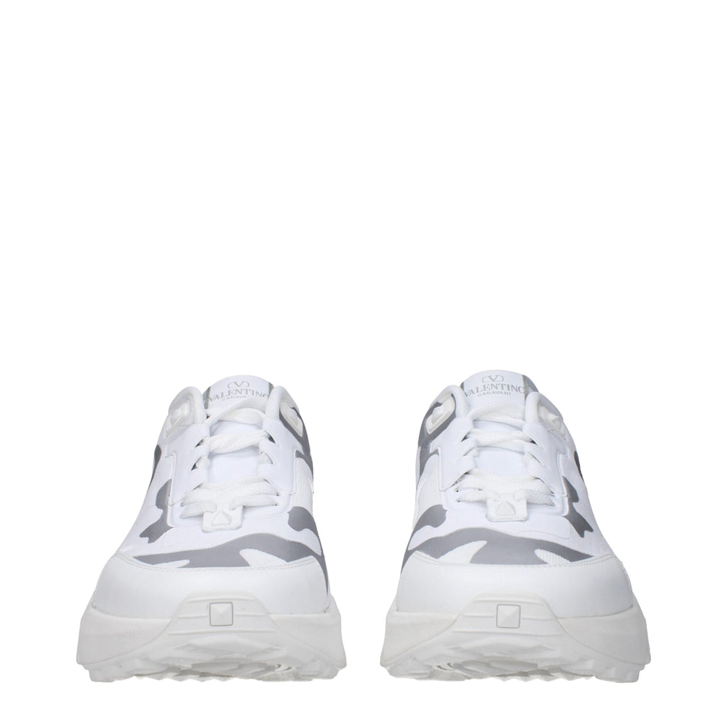 Valentino Garavani White Athletic Sneakers for Men detail view