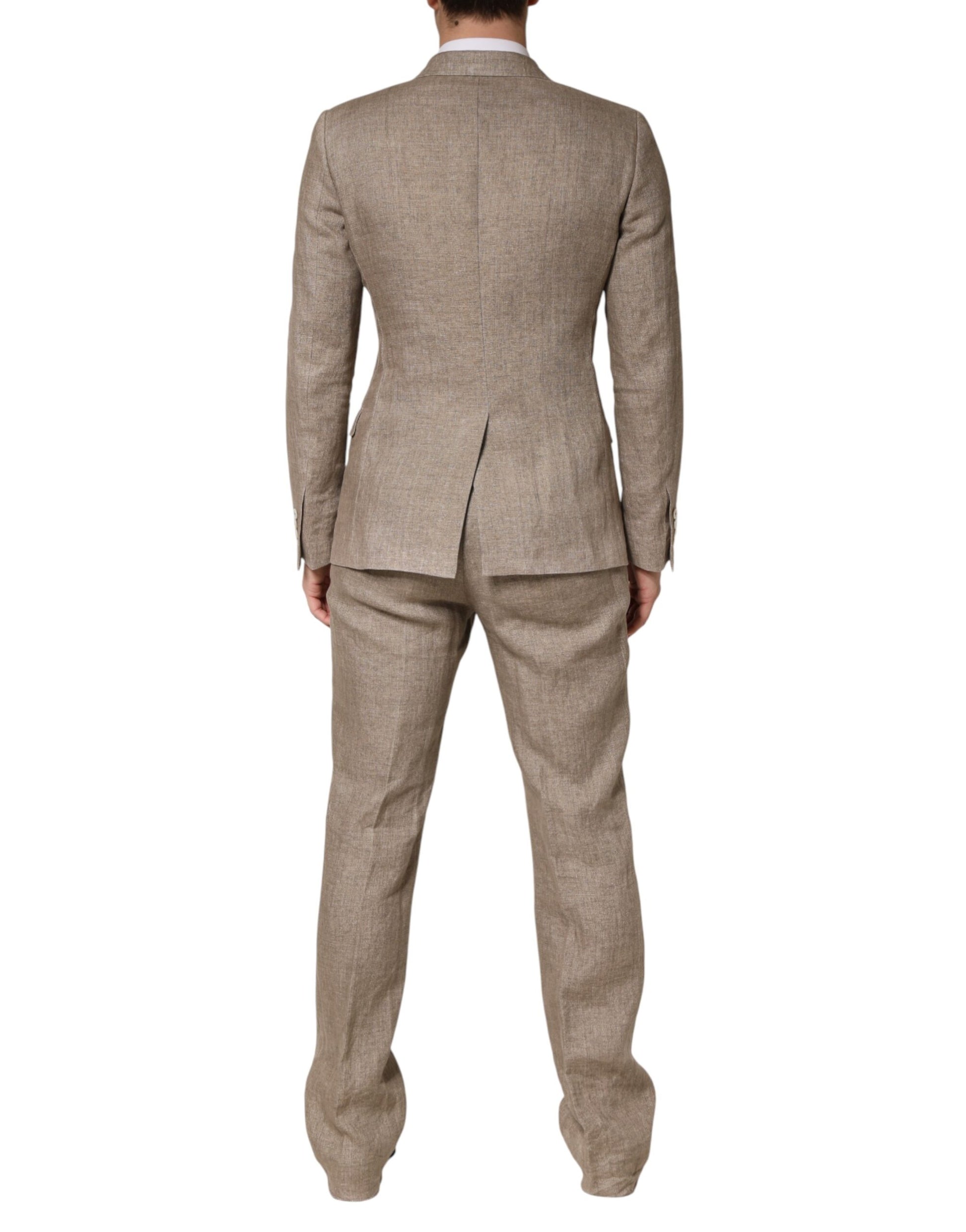 Dolce & Gabbana Beige Two Piece Suits for Men side view