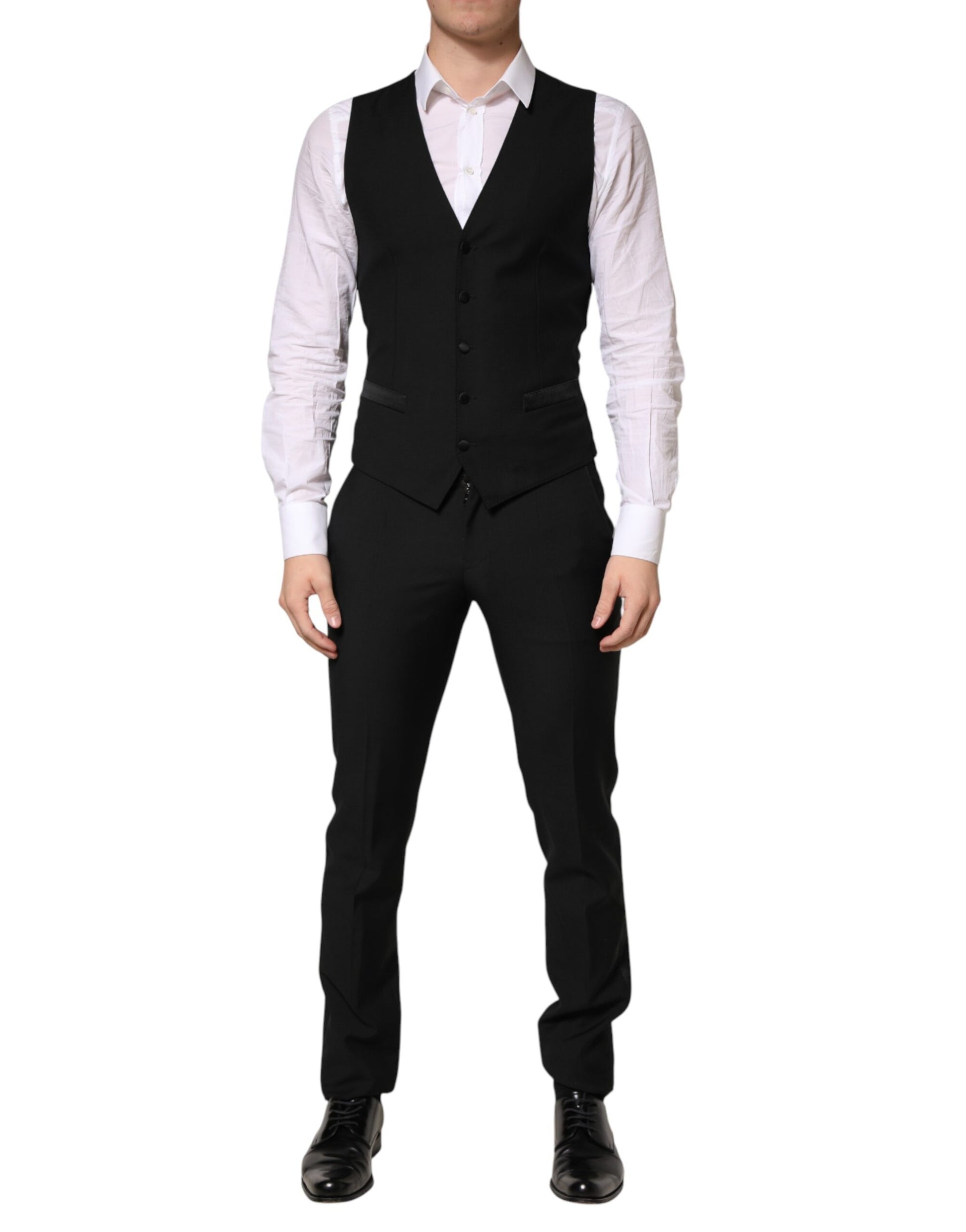Dolce & Gabbana Black Three Piece Suits for Men additional view