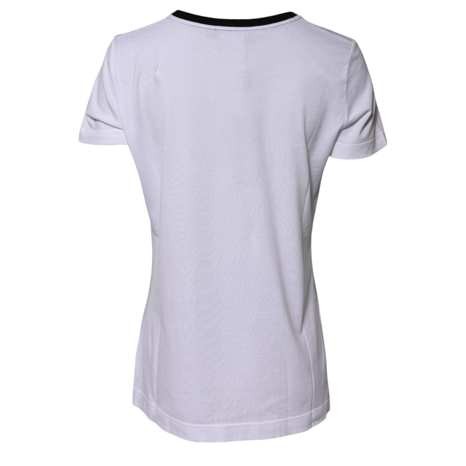 Dolce & Gabbana White Short-Sleeve Shirt for Women detail view