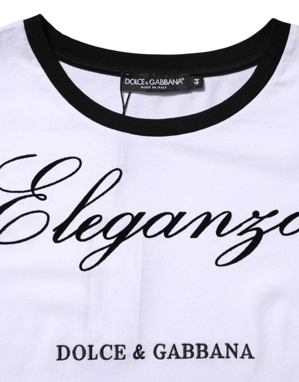 Dolce & Gabbana White Short-Sleeve Shirt for Women side view