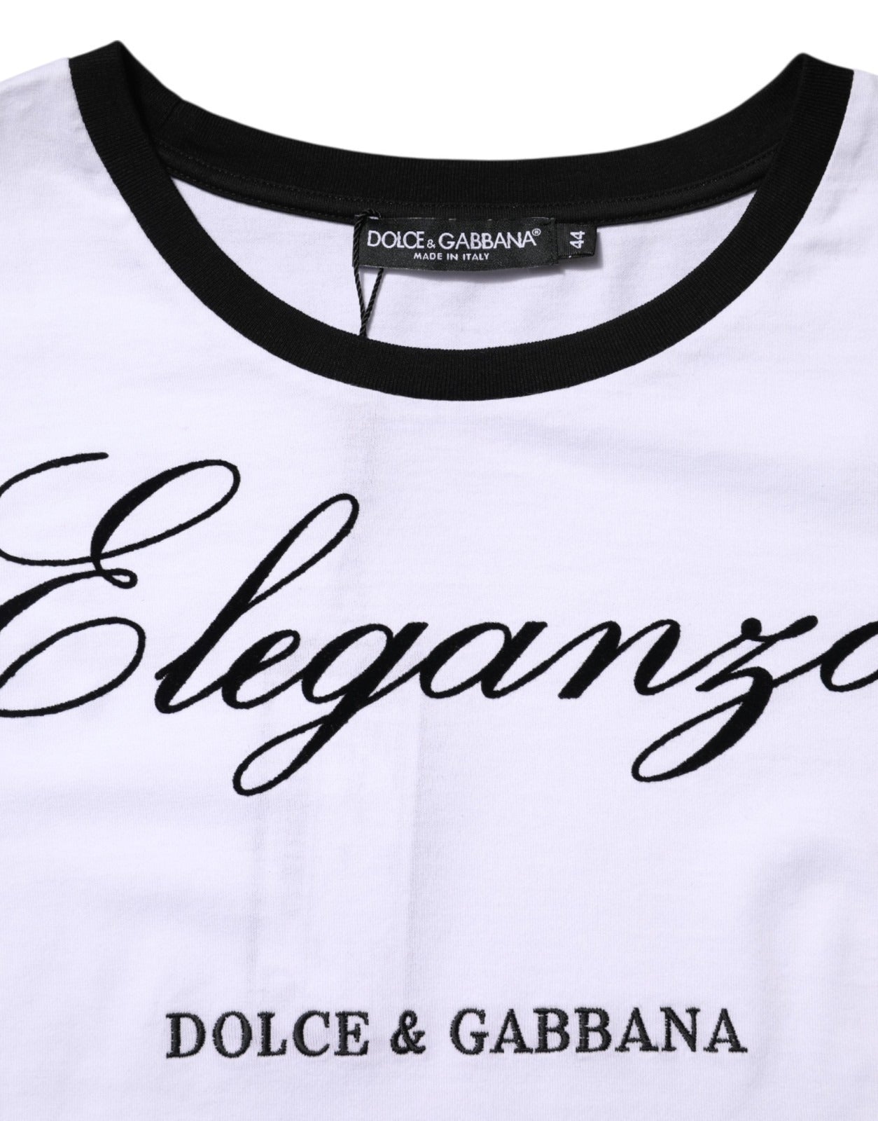 Dolce & Gabbana White Short-Sleeve Shirt for Women side view