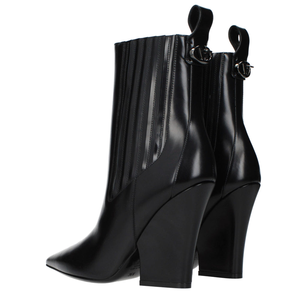 Valentino Garavani Black Ankle for Women side view