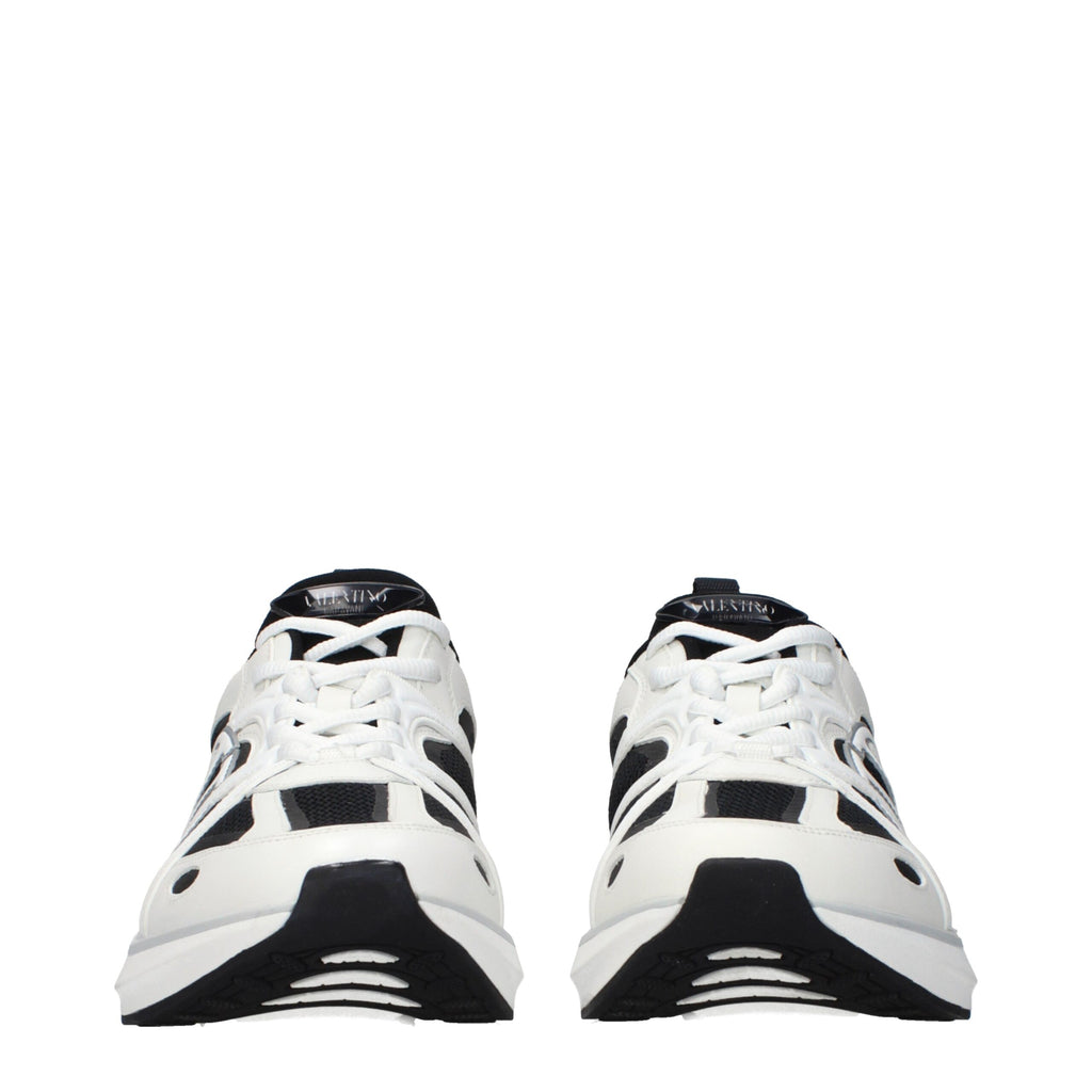 Valentino Garavani White Athletic Sneakers for Men detail view