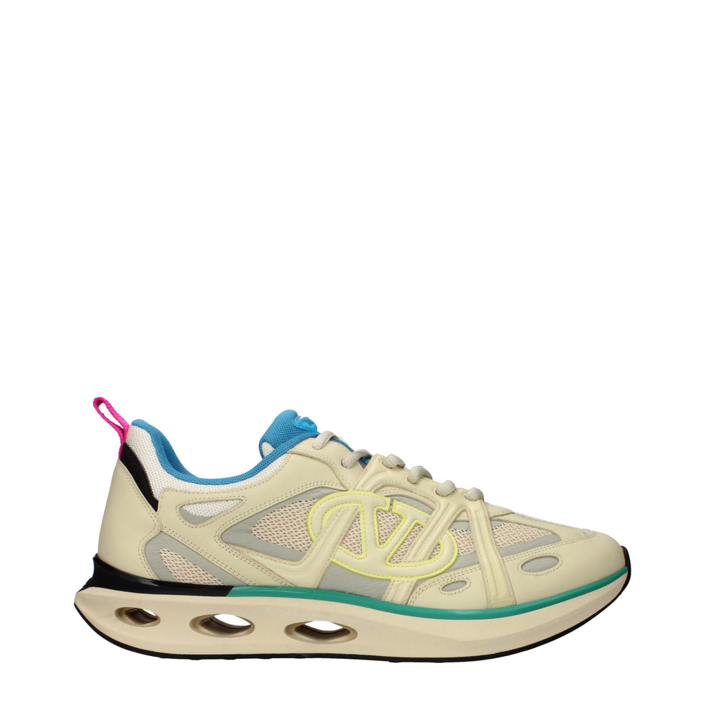 Valentino Garavani Beige Athletic Sneakers for Men