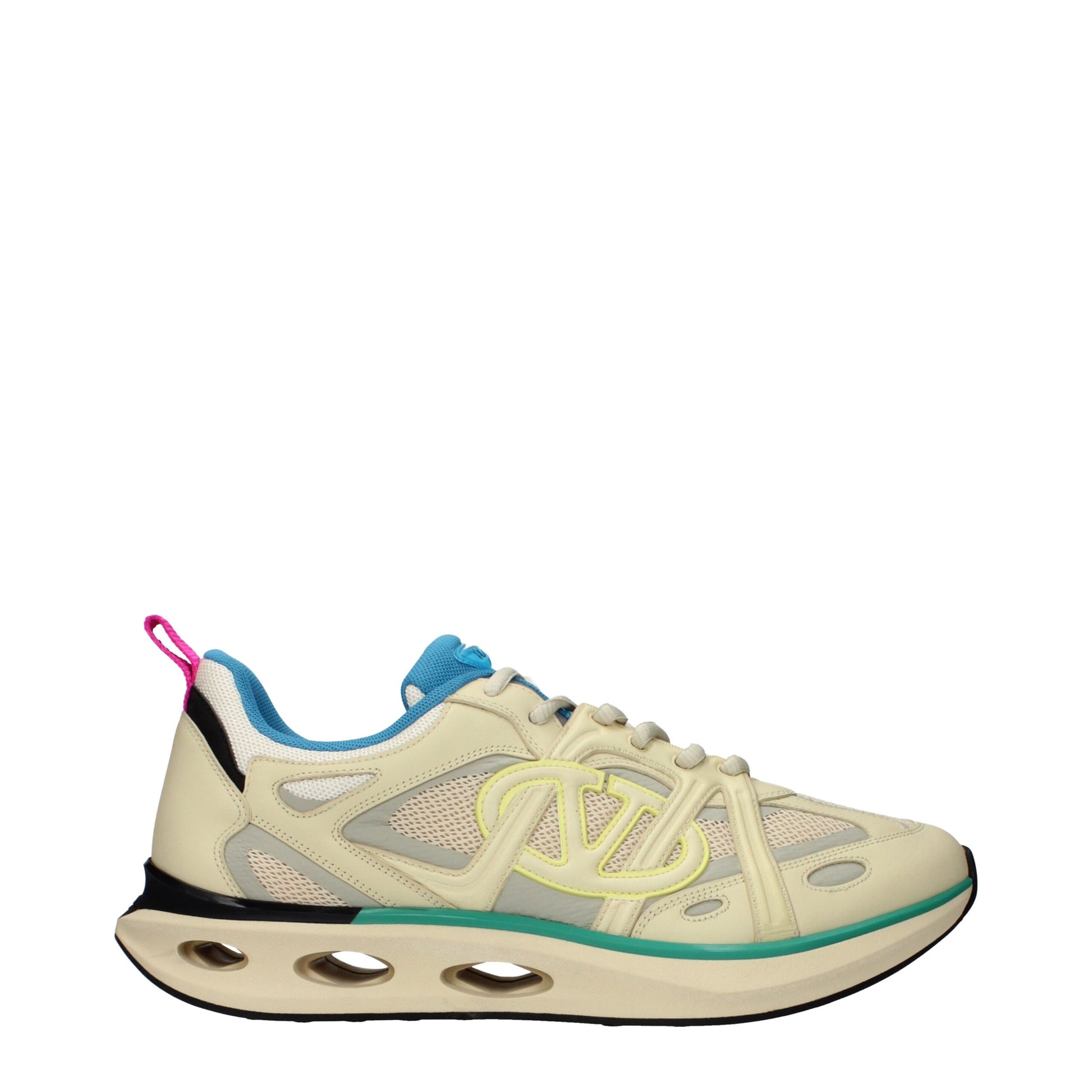 Valentino Garavani Beige Athletic Sneakers for Men