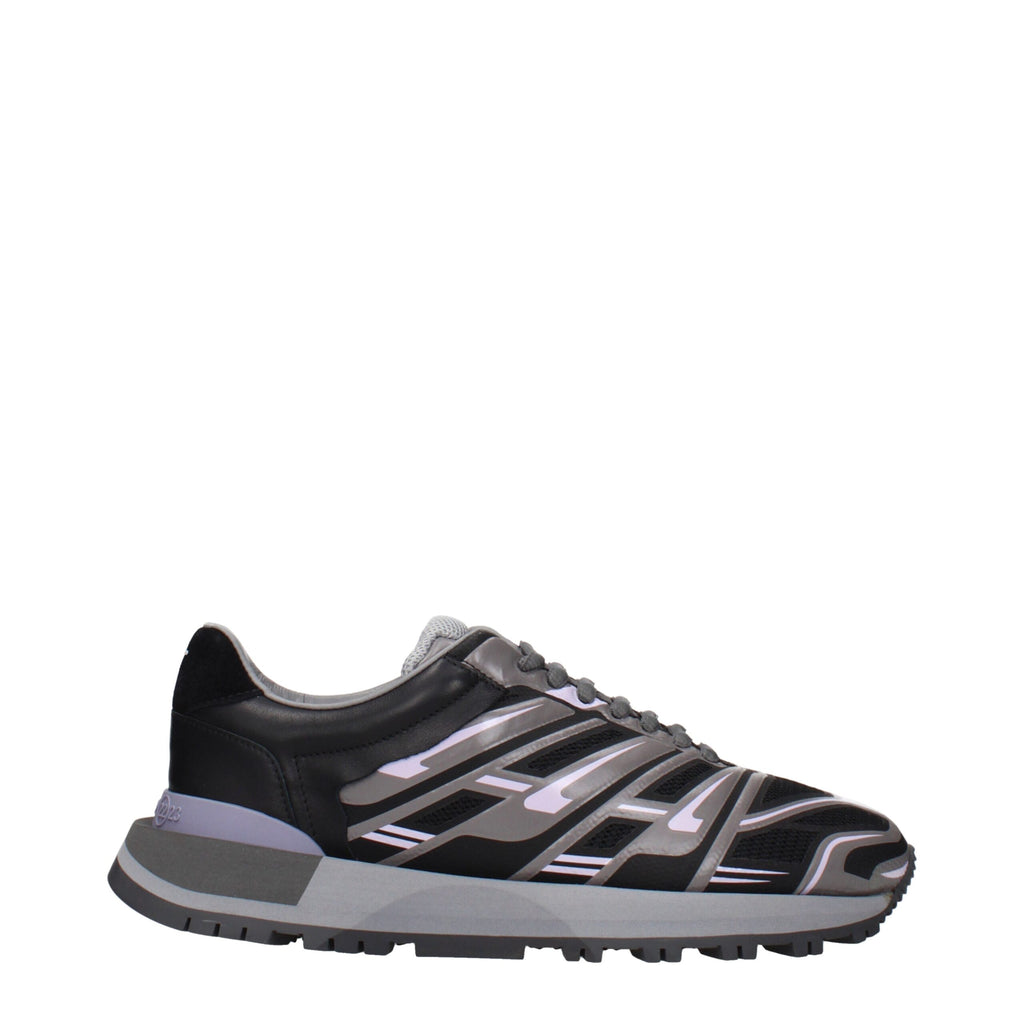 Maison Margiela Black Athletic Sneakers for Men