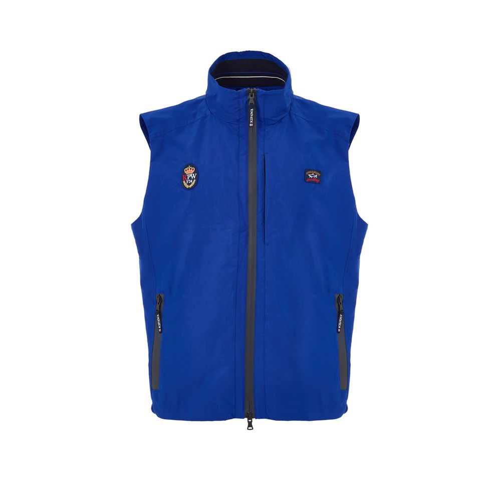 Veste sans manches en polyester bleu Paul & Shark
