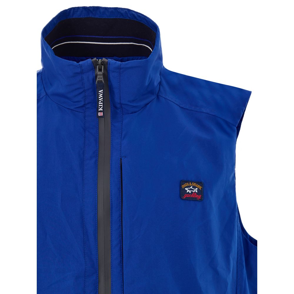Veste sans manches en polyester bleu Paul & Shark